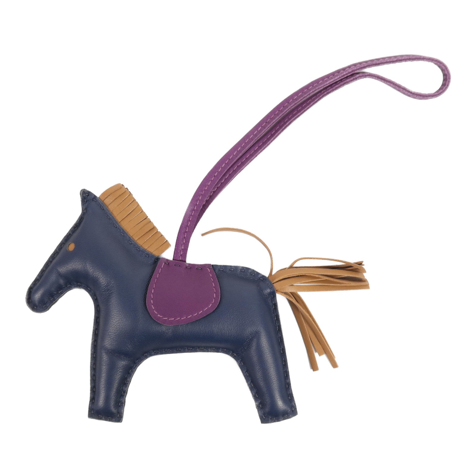 HERMES Milo皮革Rodeo MM掛飾