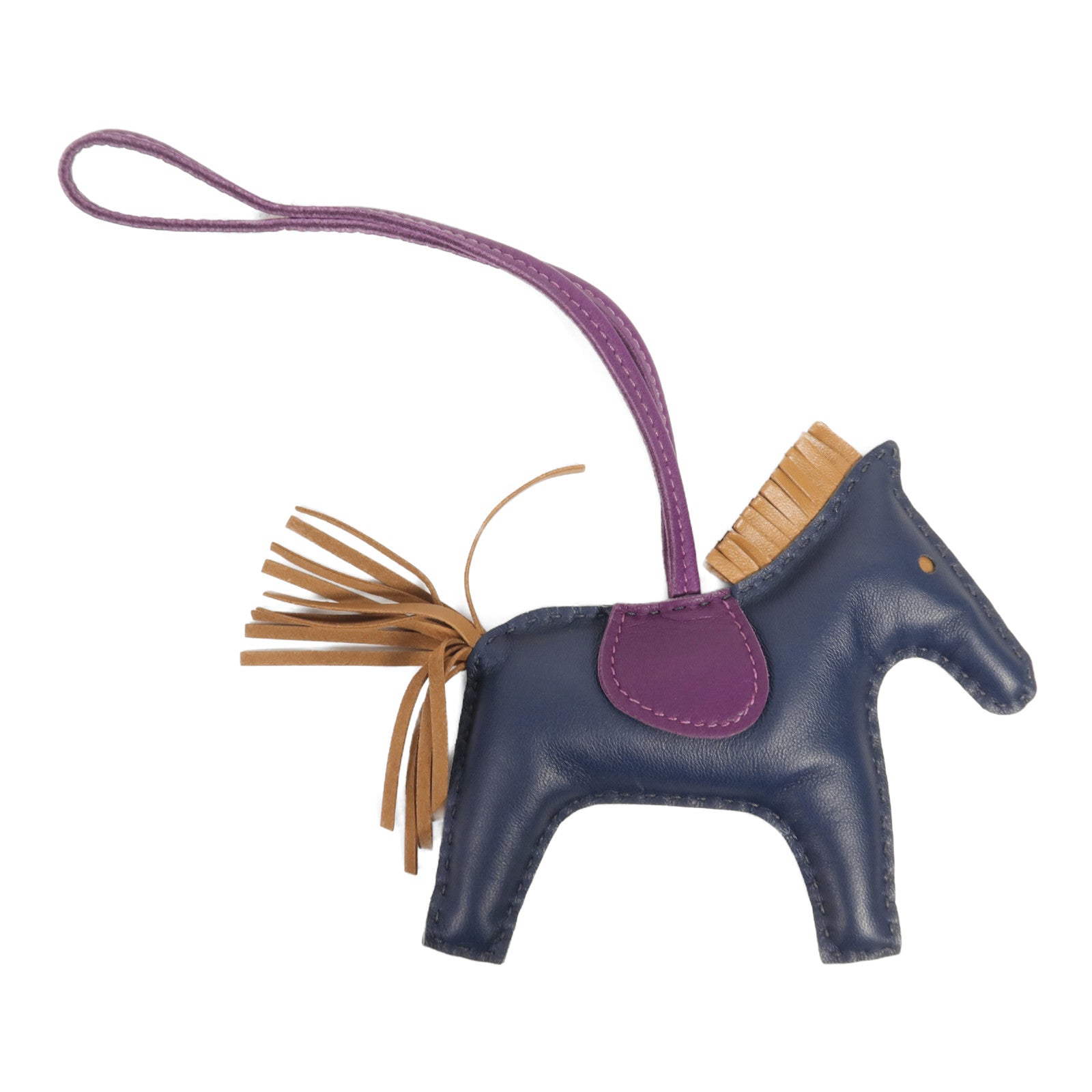 HERMES Milo皮革Rodeo MM掛飾