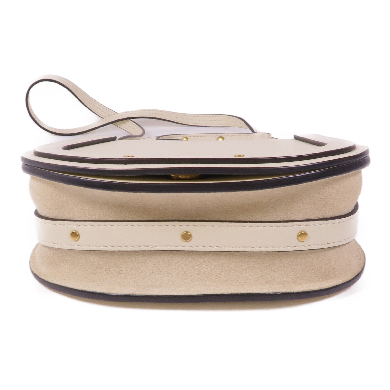 Chloe 牛皮皮革Nile金扣手挽肩背兩用袋