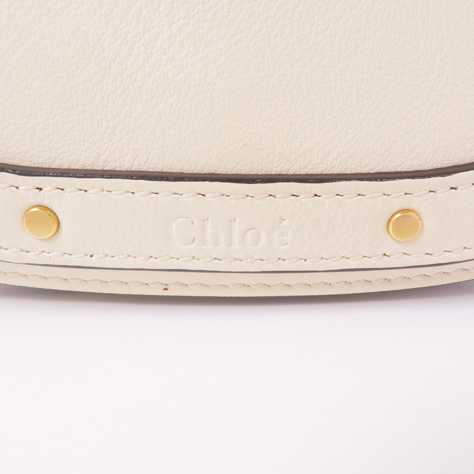 Chloe 牛皮皮革Nile金扣手挽肩背兩用袋