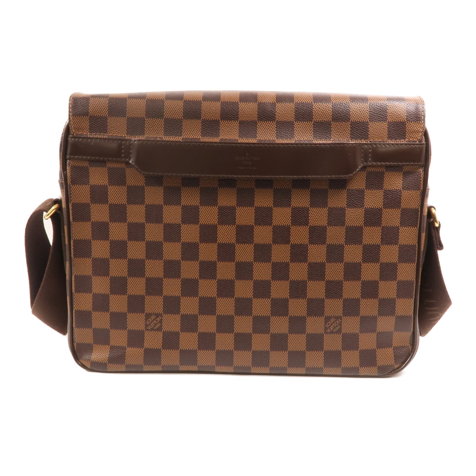 LOUIS VUITTON Damier Shelton MM金扣肩背袋
