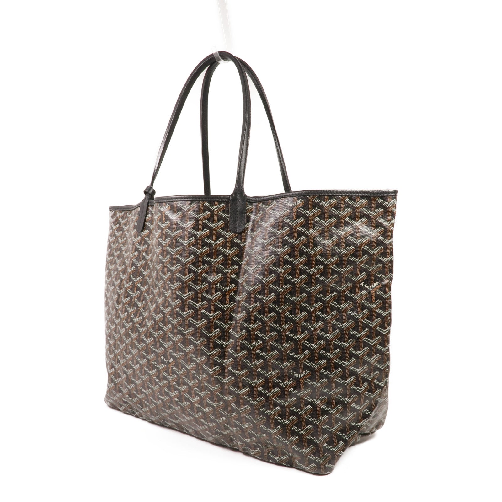 GOYARD 塗層帆布Saint Louis GM銀扣手挽袋