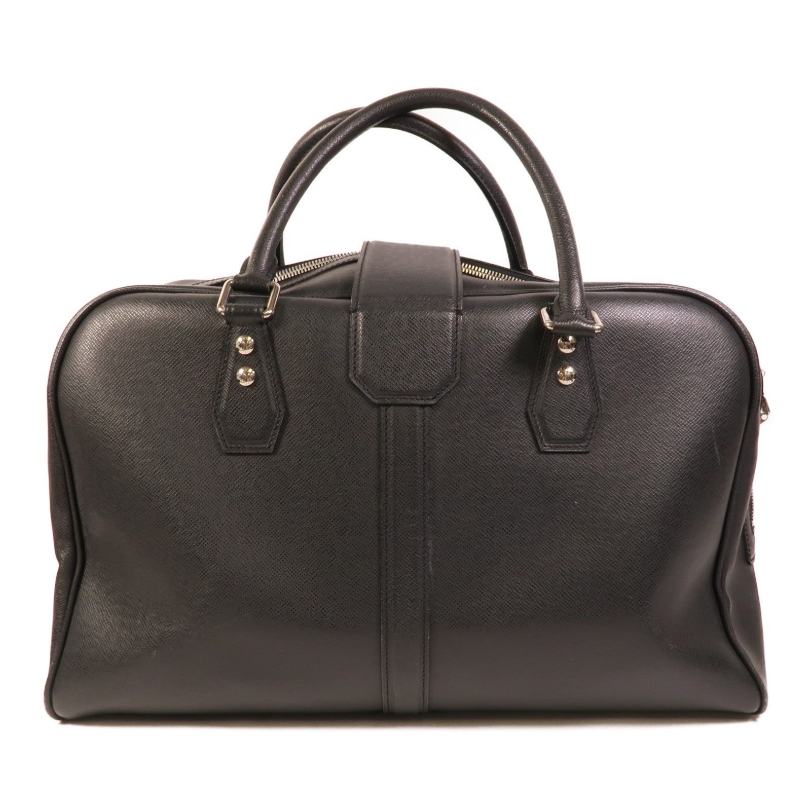 LOUIS VUITTON Taiga Ivan Travel Bag銀扣手挽袋