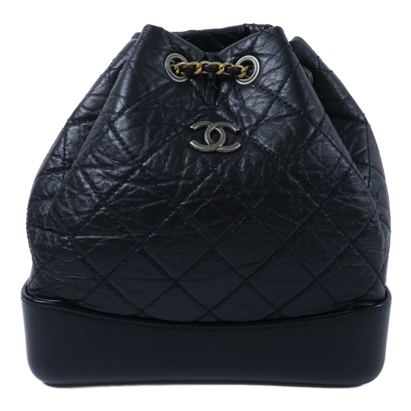 CHANEL 牛皮皮革Gabrielle BackPack鏈帶背包