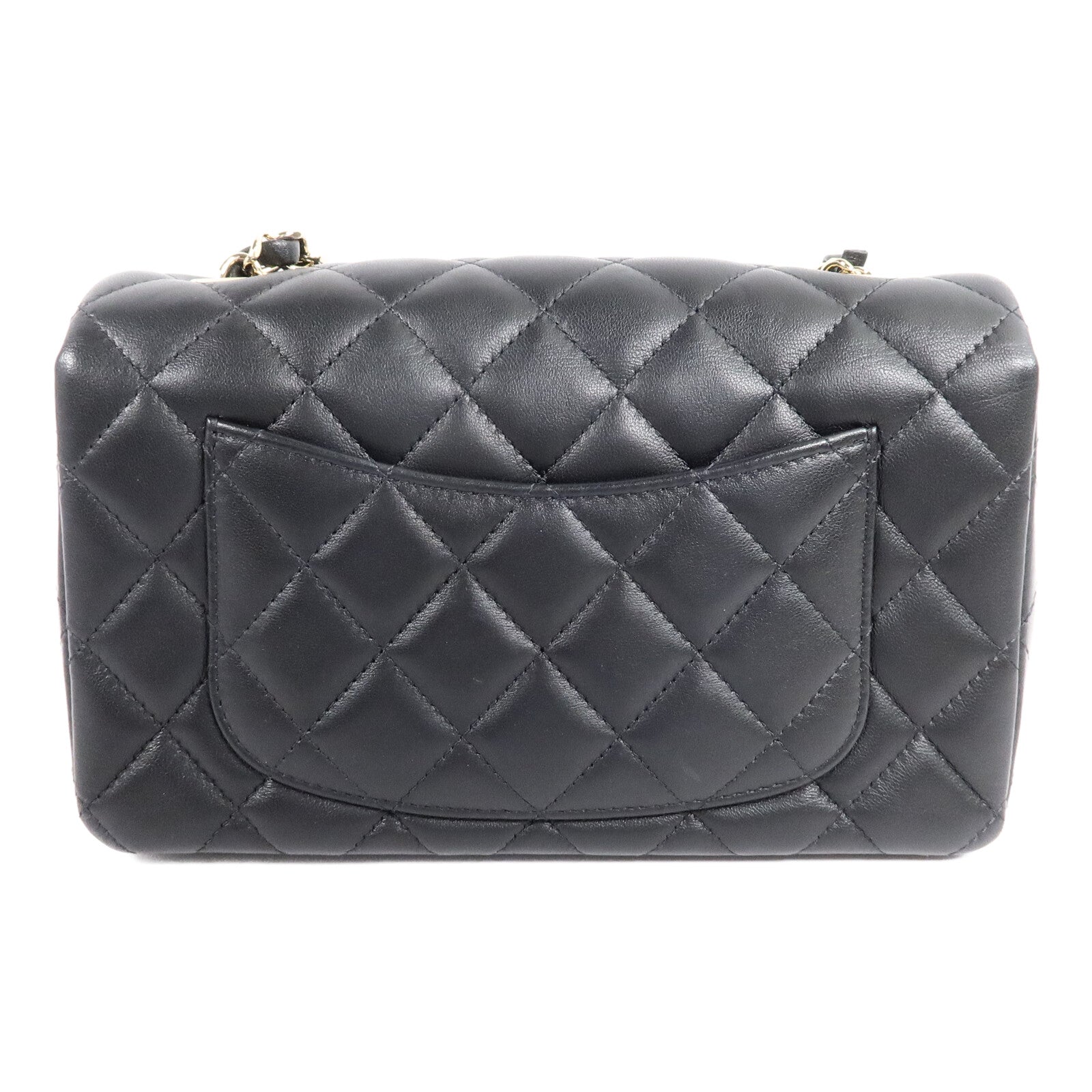 CHANEL 羊皮皮革Mini Classic 20鏈帶肩背袋