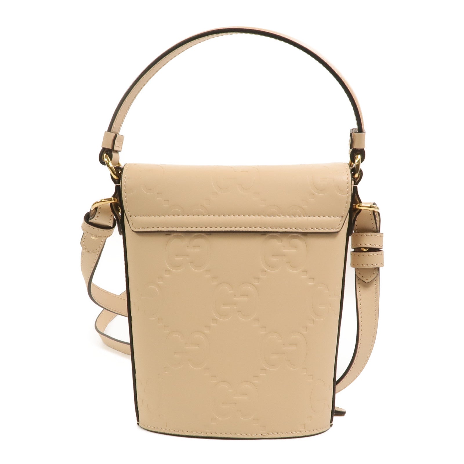 GUCCI 牛皮皮革Guccissima手挽肩背兩用袋