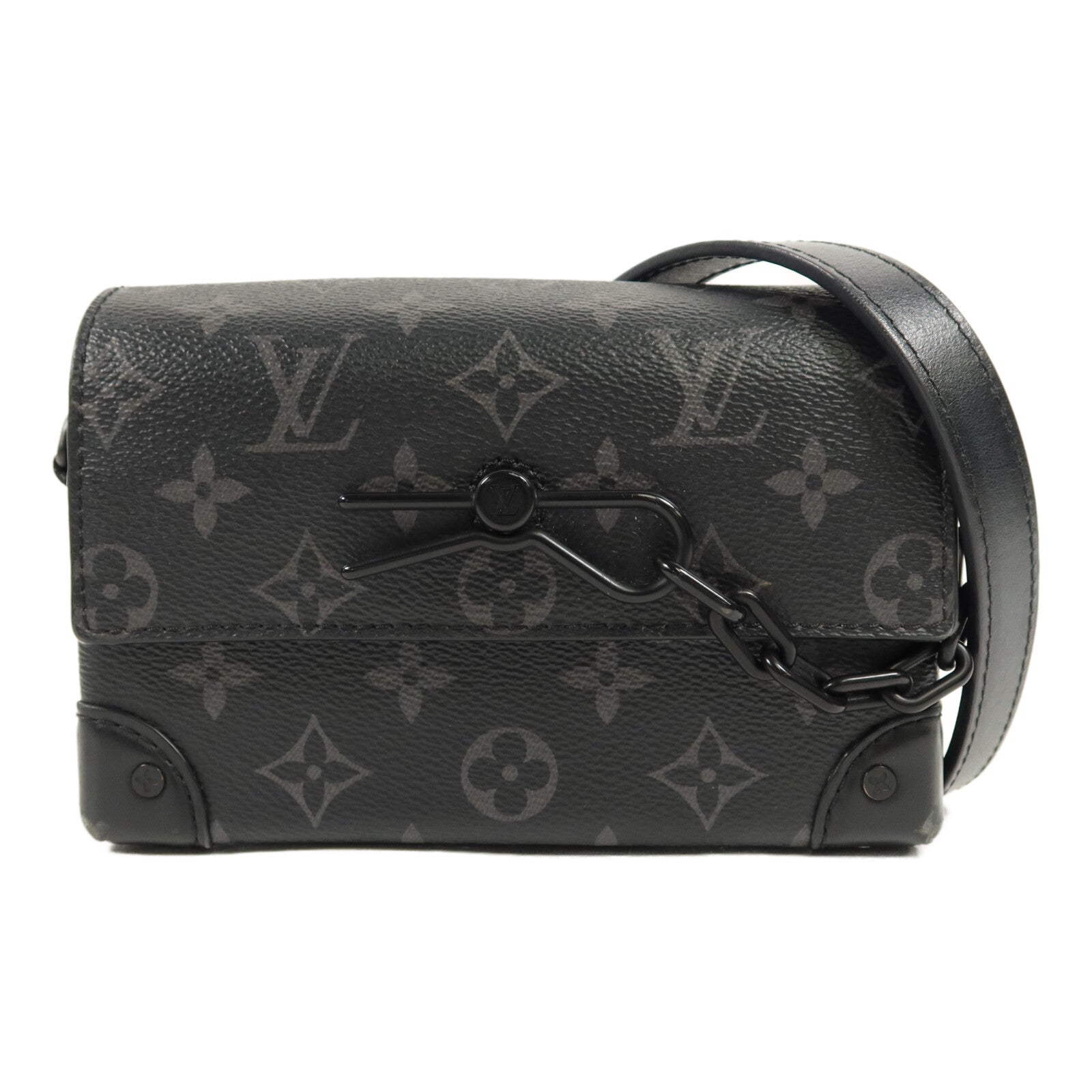 LOUIS VUITTON Monogram Eclipse Steamer Wearable Wallet肩背袋