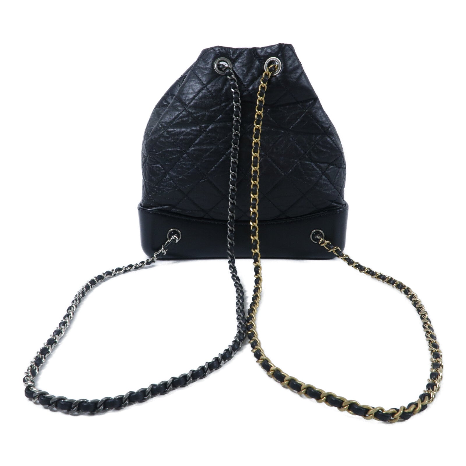 CHANEL 牛皮皮革Gabrielle BackPack鏈帶背包