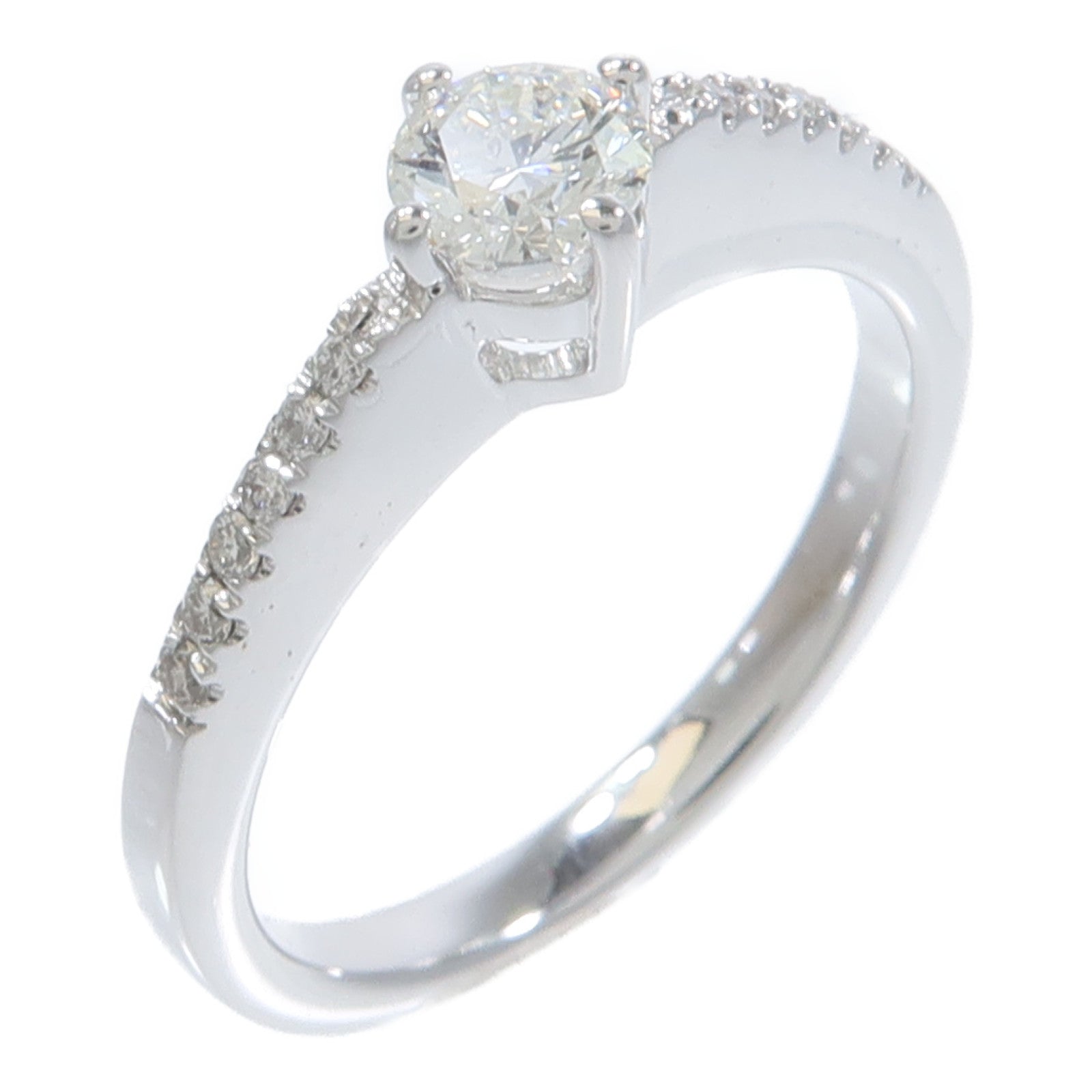 JEWELRY 18K白金Diamond Ring鑽石戒指