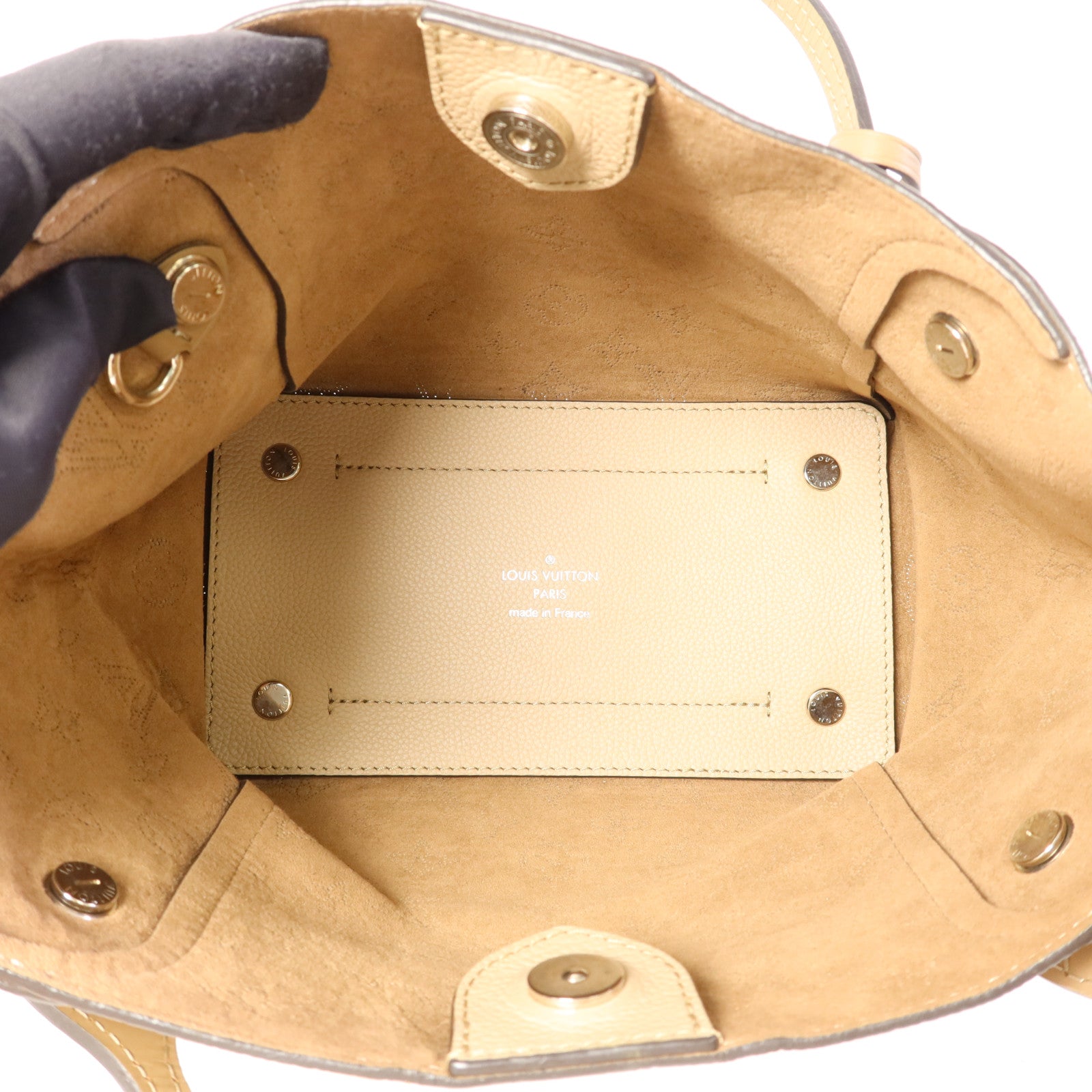 LOUIS VUITTON Mahina Hina PM銀扣手挽肩背兩用袋