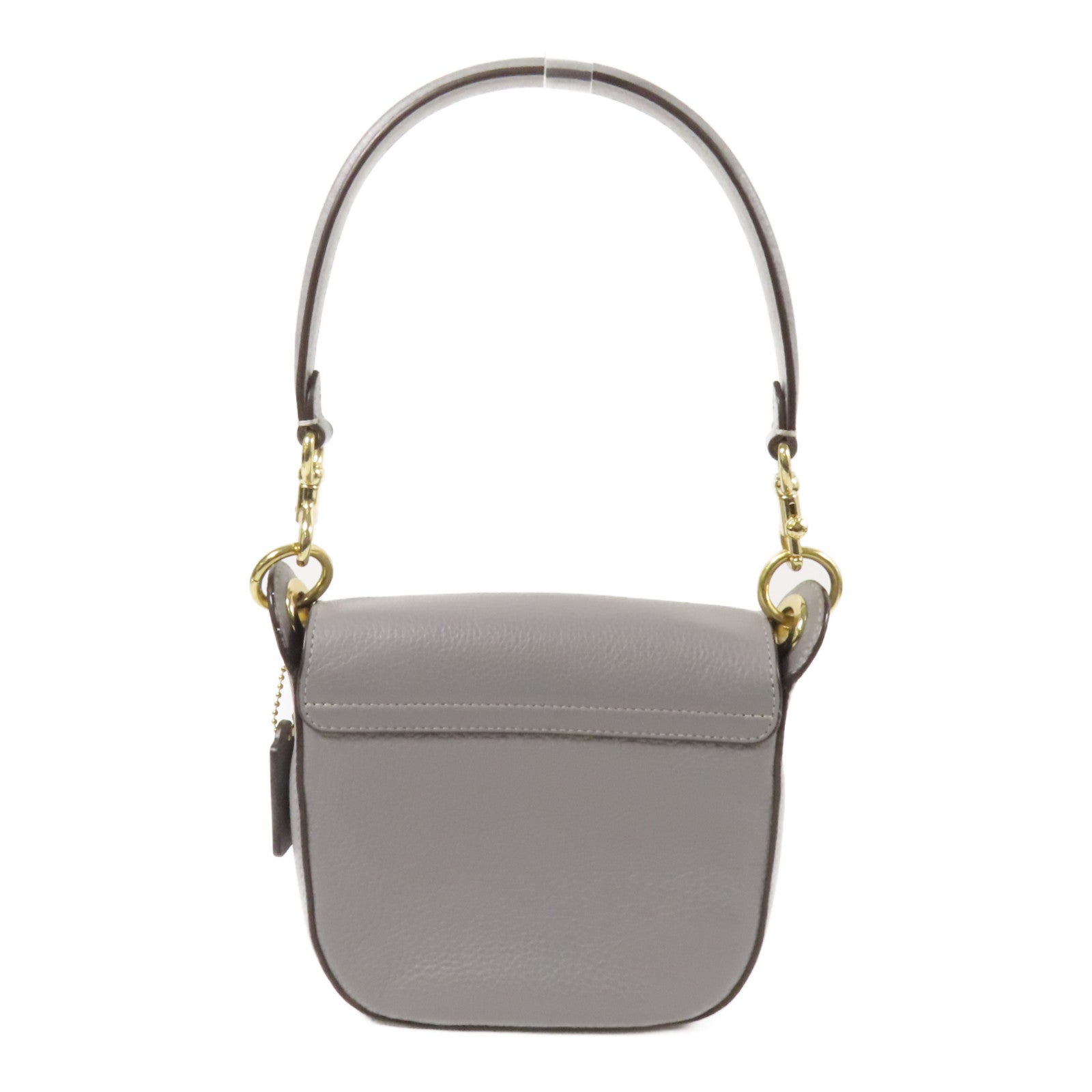 COACH 牛皮皮革/ 麂皮皮革Shoulder Bag金扣手挽肩背兩用袋