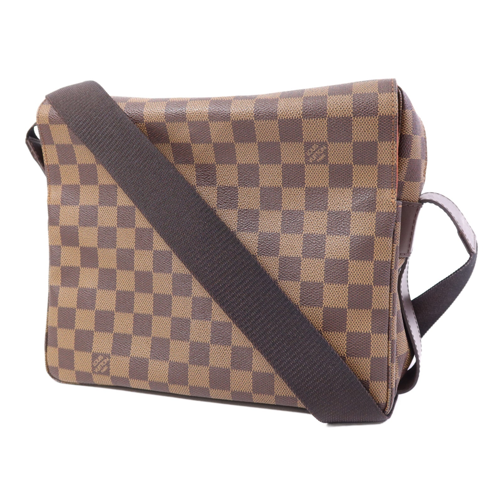 LOUIS VUITTON Damier Naviglio金扣肩背袋