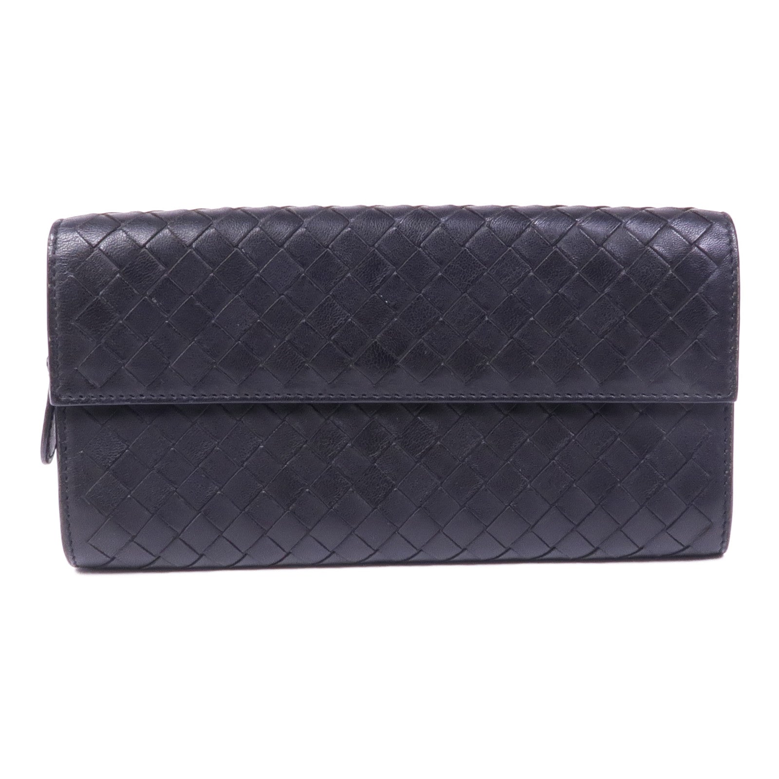 BOTTEGA VENETA 【激減優惠】羊皮皮革Long Wallet長錢包