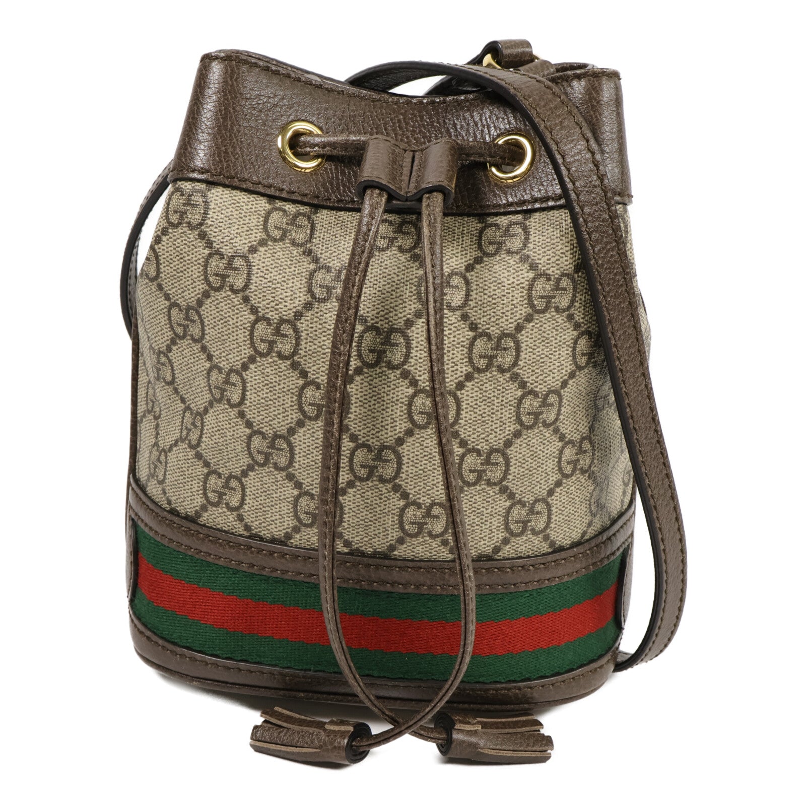GUCCI 塗層帆布Ophidia GG MIni Bucket