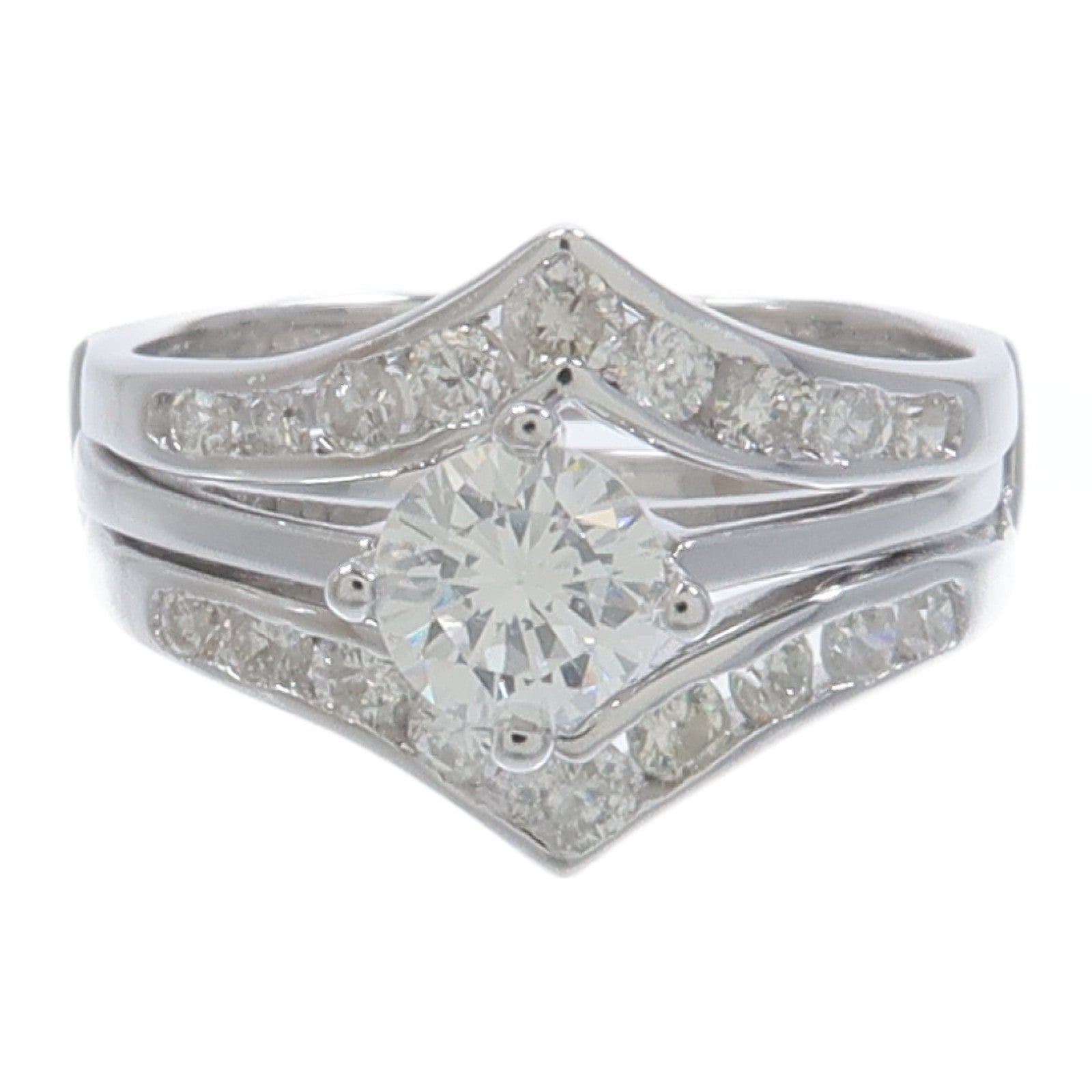JEWELRY 18K白金Diamond Ring鑽石戒指