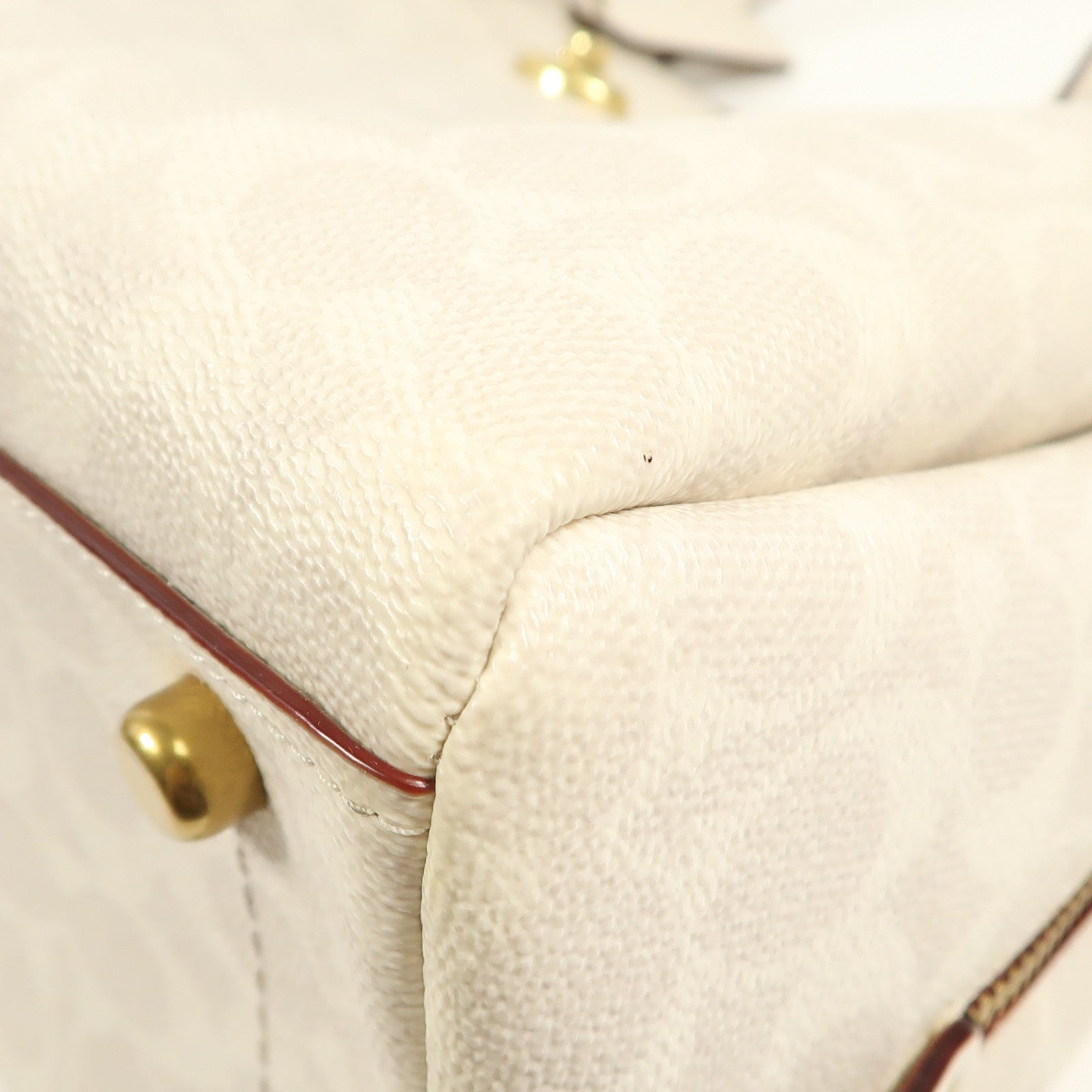 COACH 塗層帆布Shoulder Bag金扣肩背袋