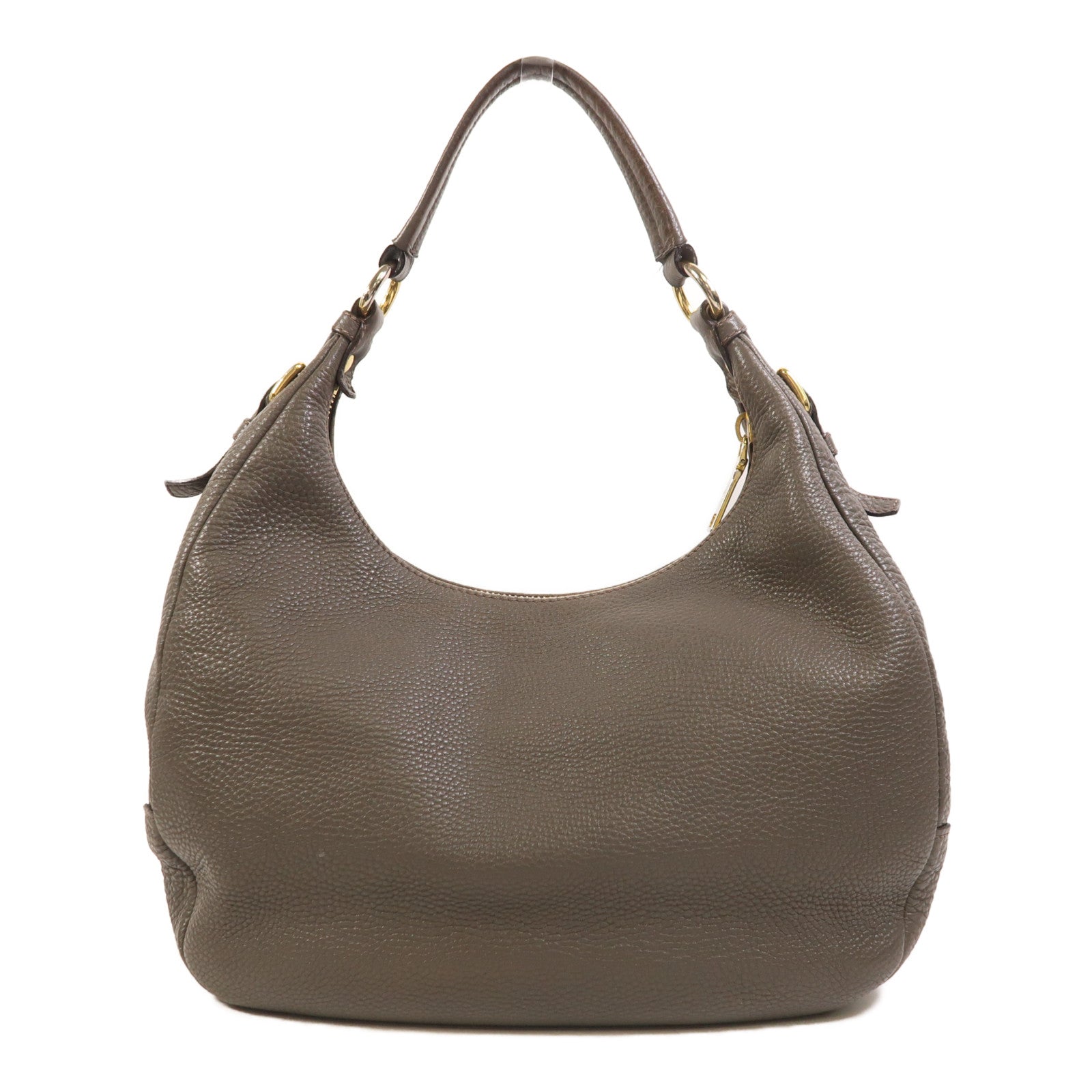 PRADA 【激減優惠】牛皮皮革Shoulder Bag金扣肩背袋