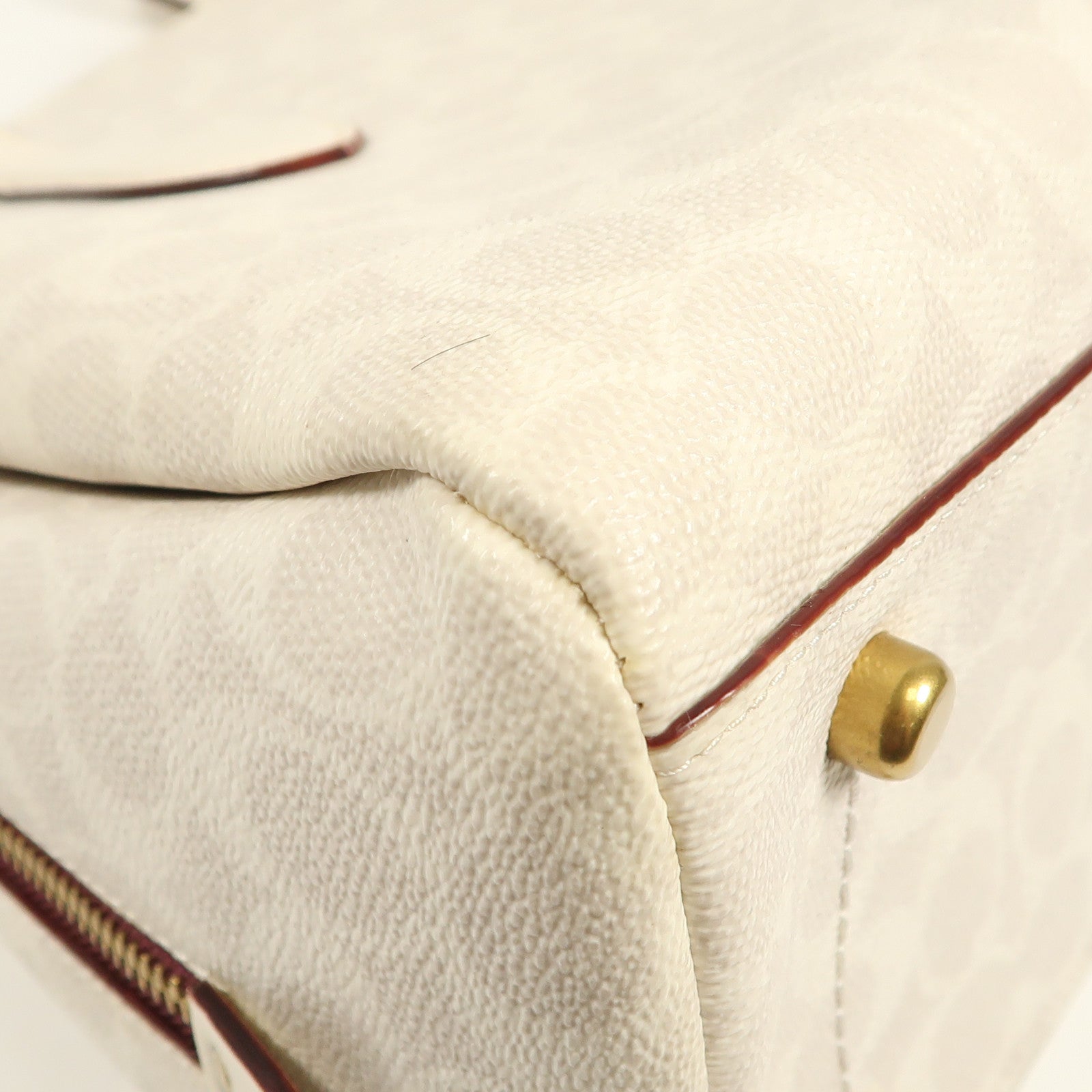 COACH 塗層帆布Shoulder Bag金扣肩背袋