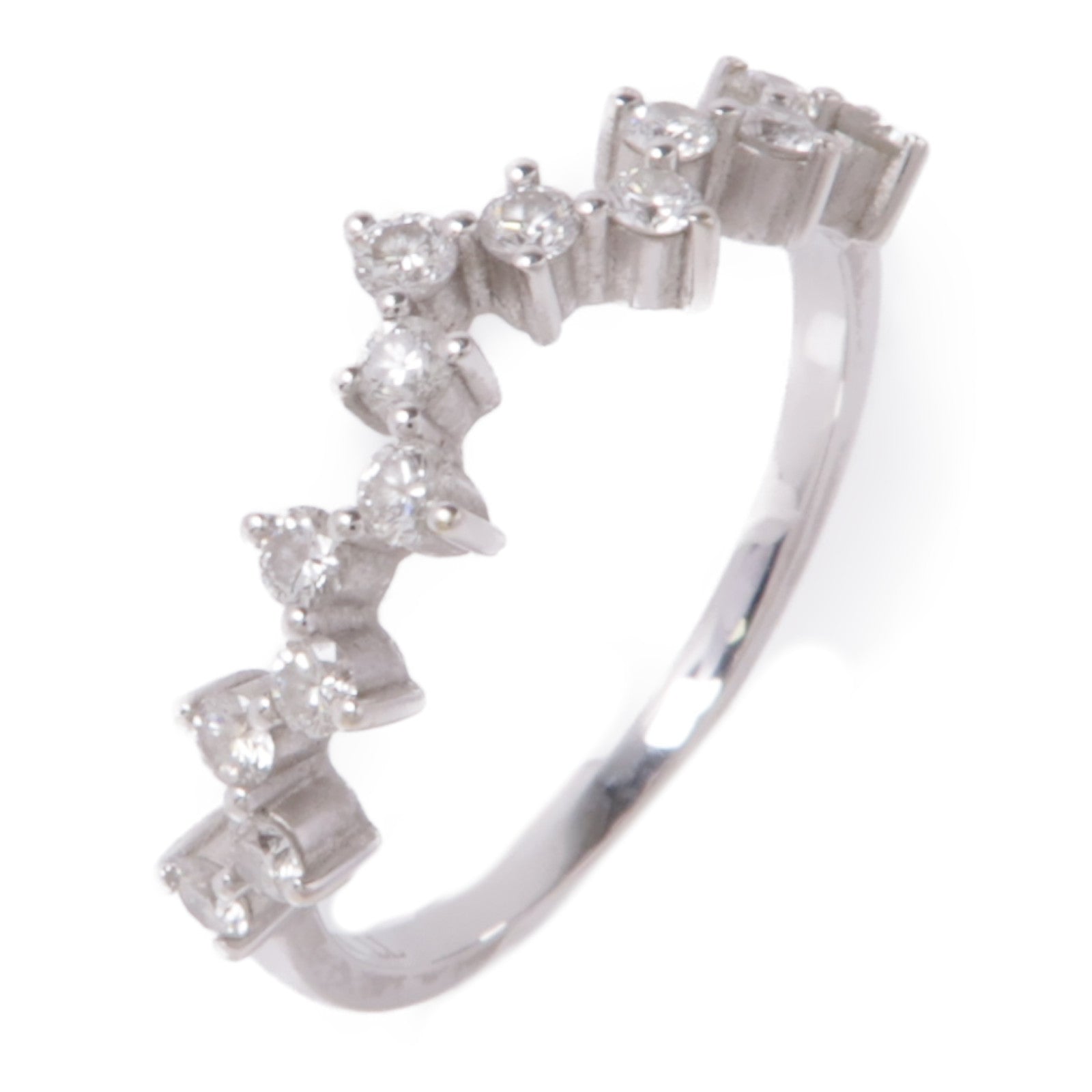 JEWELRY 18K白金Diamond Ring鑽石戒指US#6