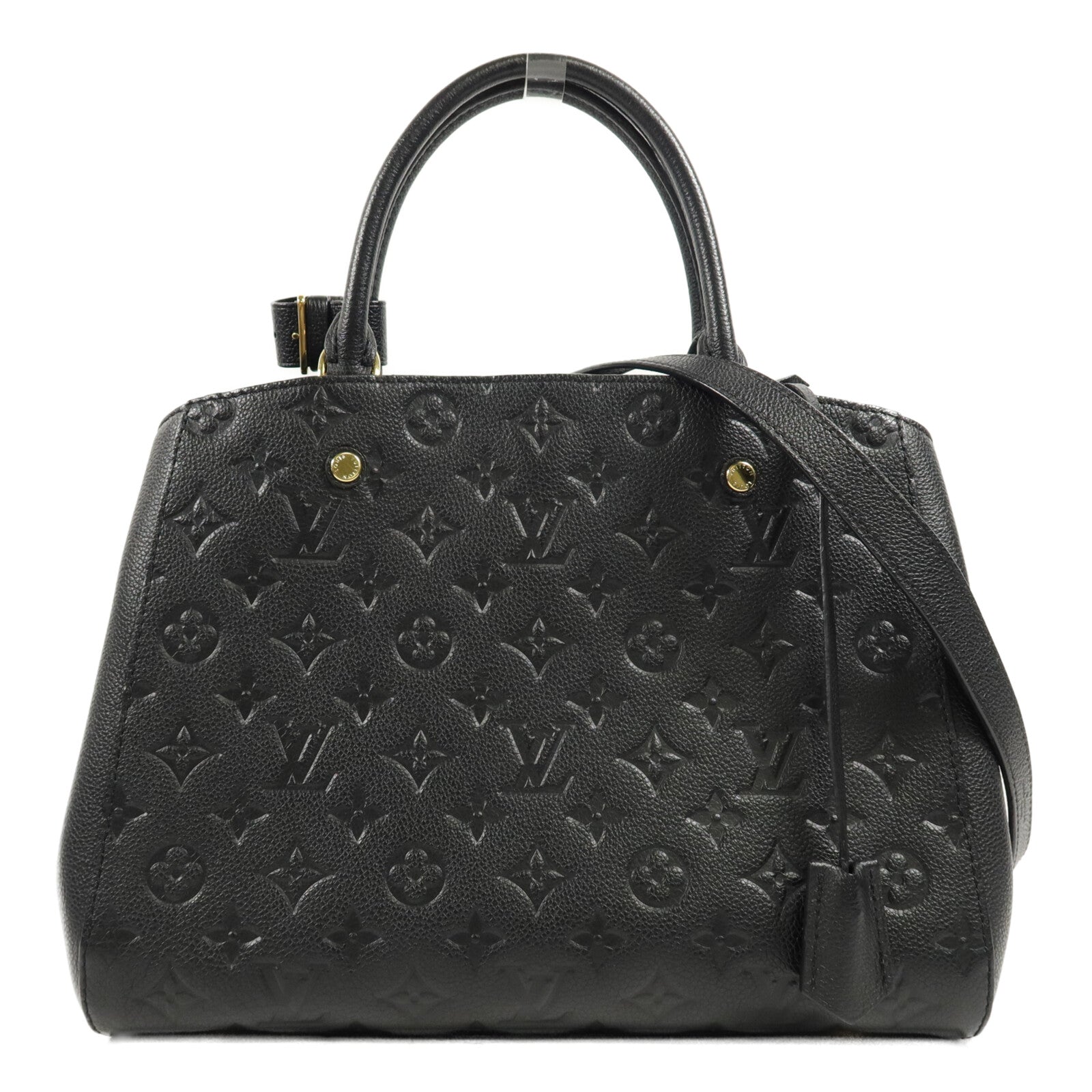 LOUIS VUITTON Monogram Empreinte Montaigne MM手挽肩背兩用袋
