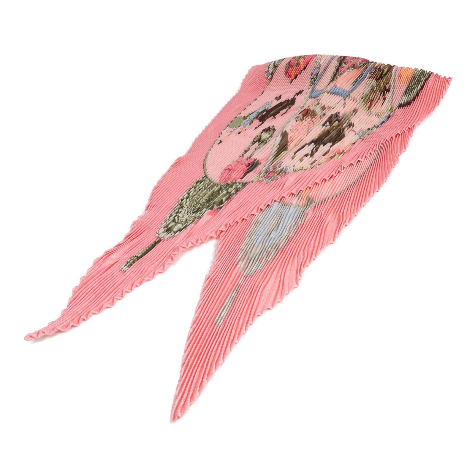 HERMES 【激減優惠】絲質Pleated Scarf絲巾