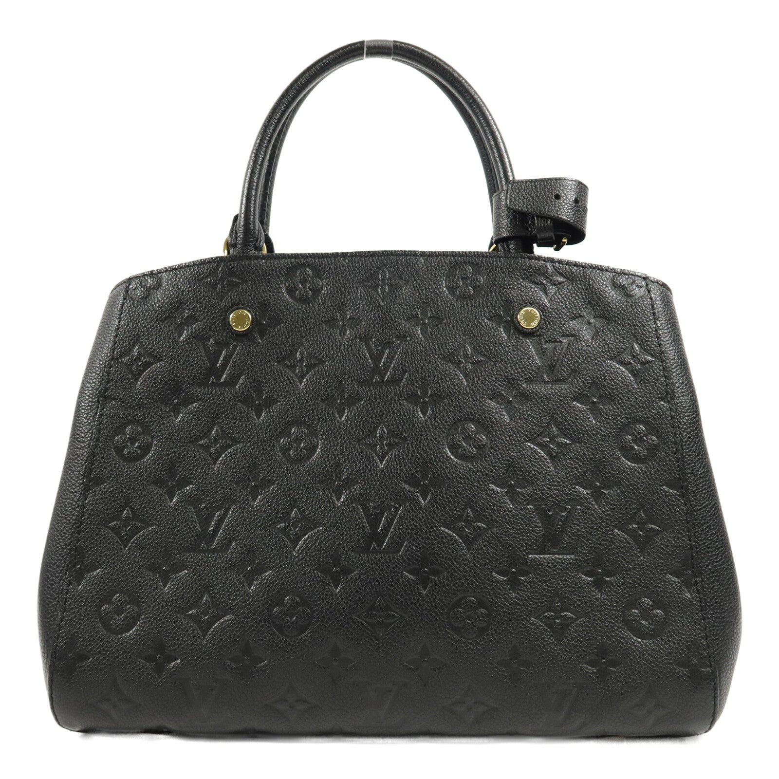 LOUIS VUITTON Monogram Empreinte Montaigne MM手挽肩背兩用袋