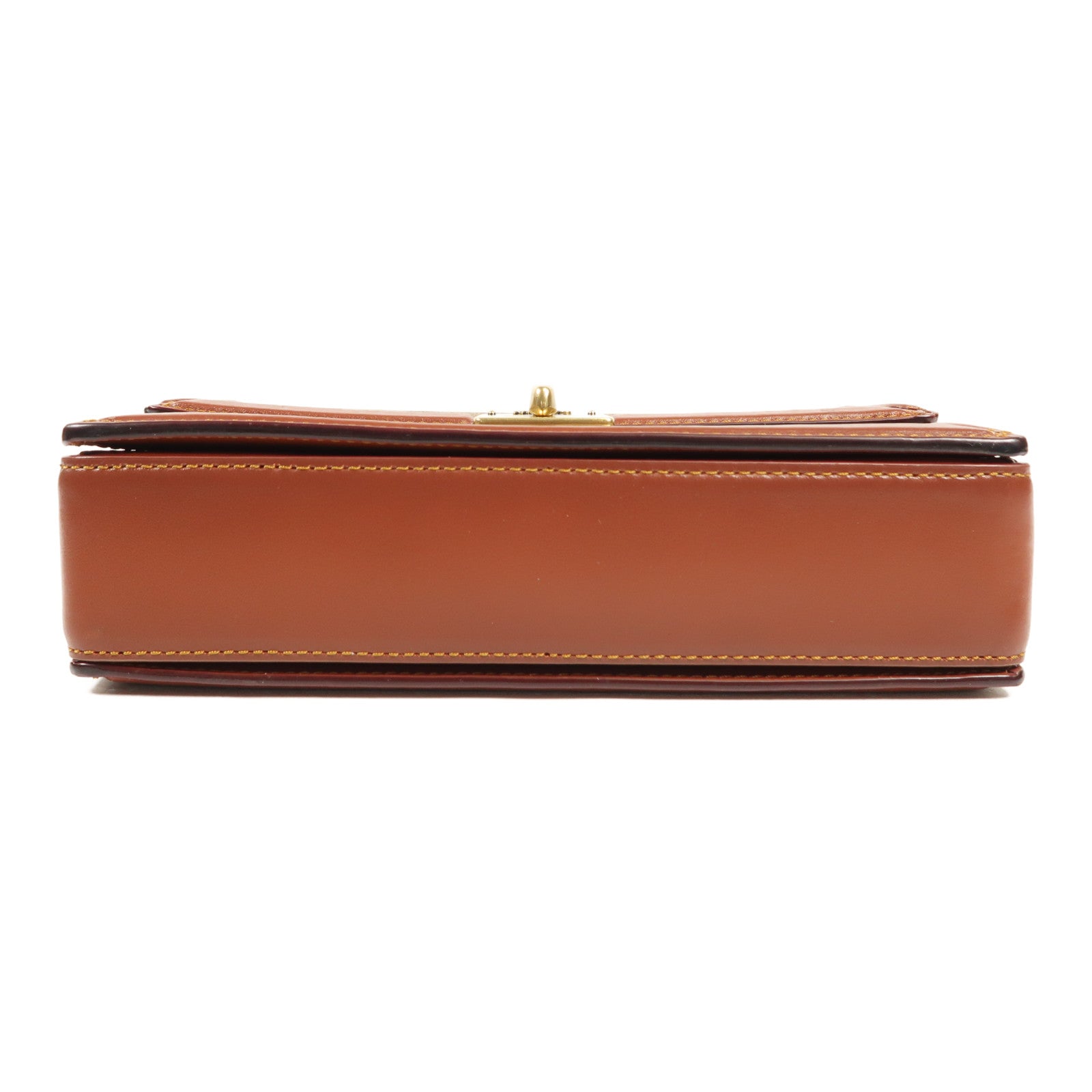 COACH 塗層帆布Chain Shoulder金扣肩背袋