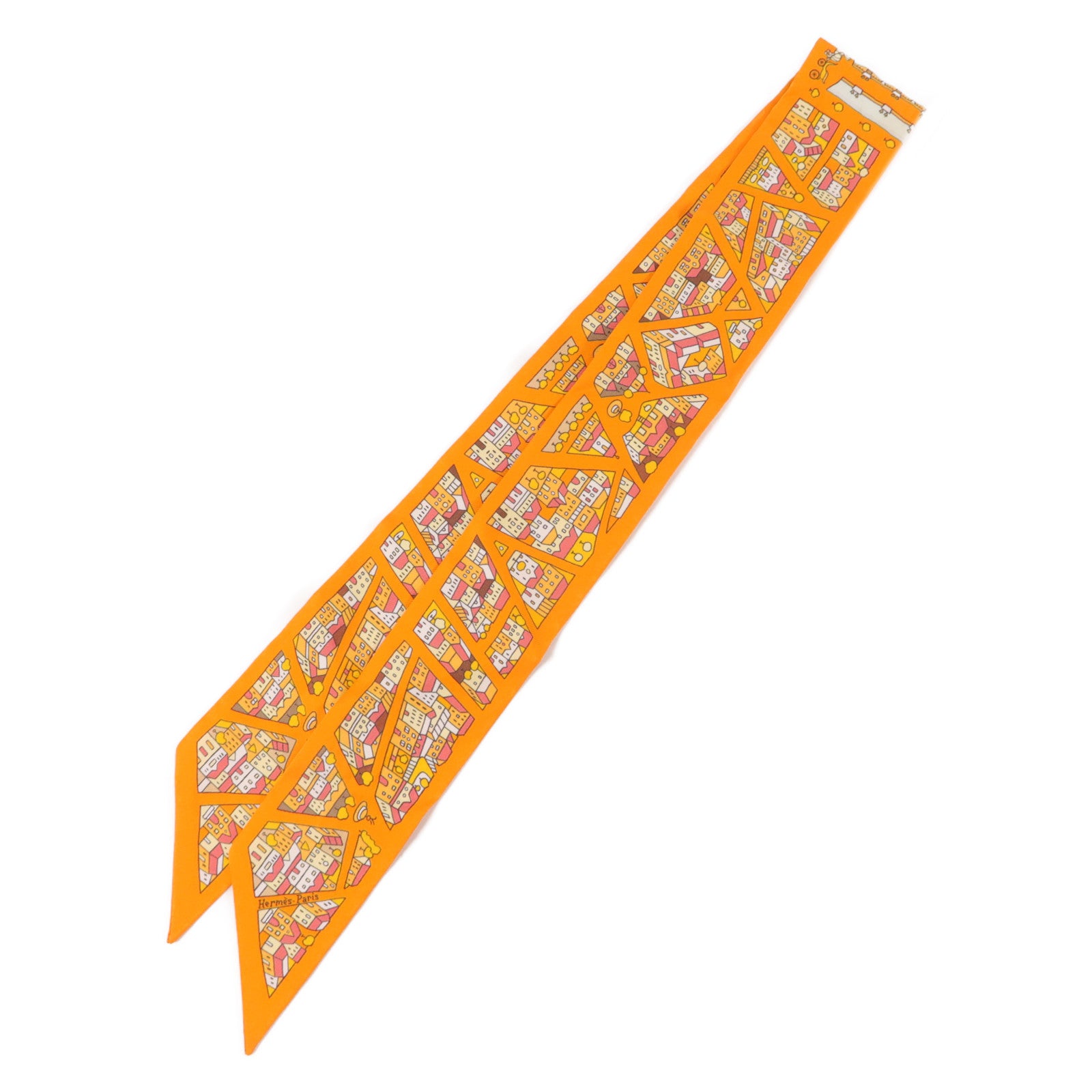 HERMES 絲質Twilly絲巾