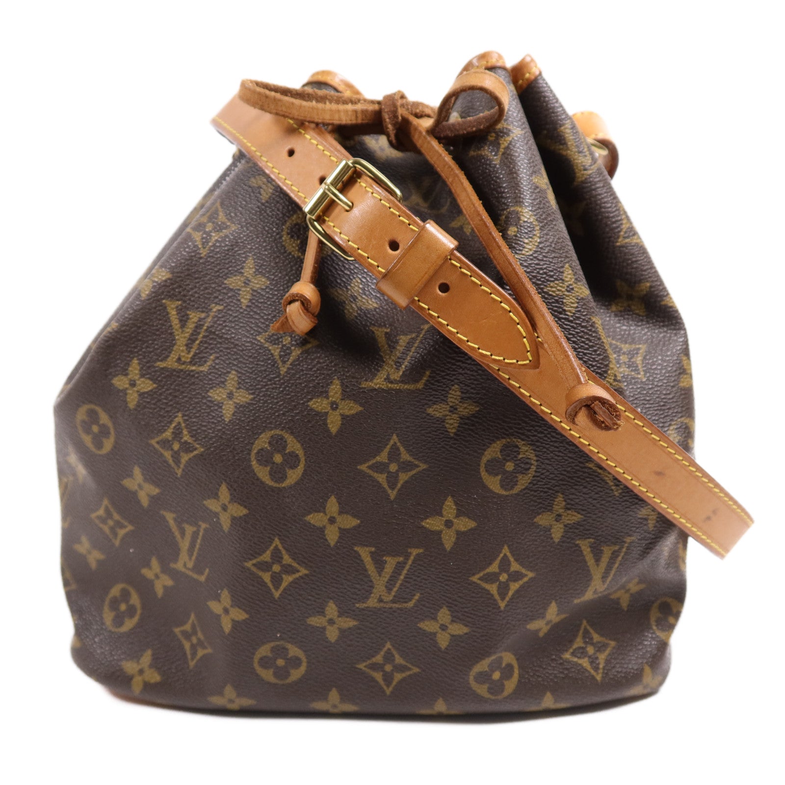 LOUIS VUITTON Monogram Petit Noe金扣肩背袋
