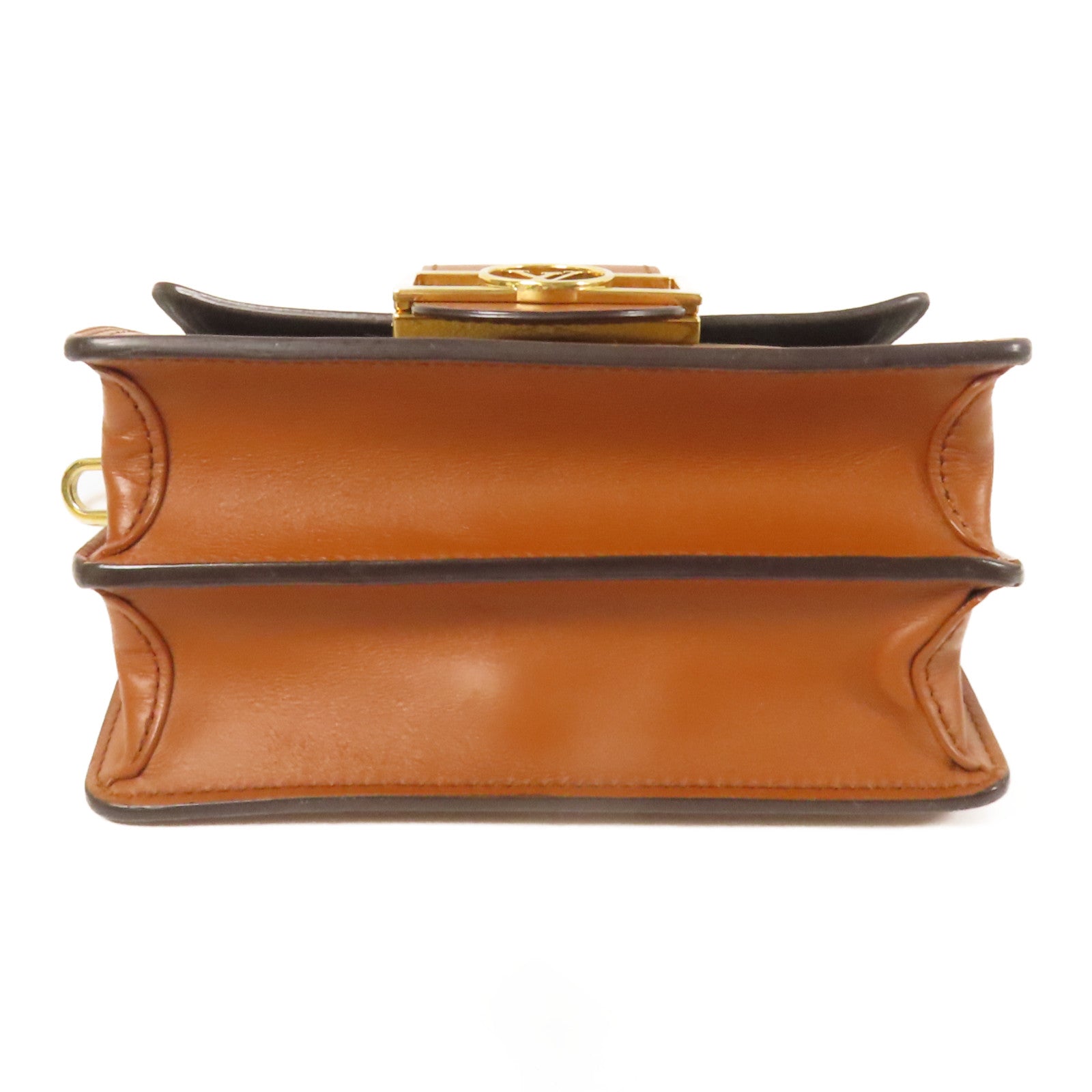 LOUIS VUITTON Monogram Reverse Mini Dauphine金扣肩背袋