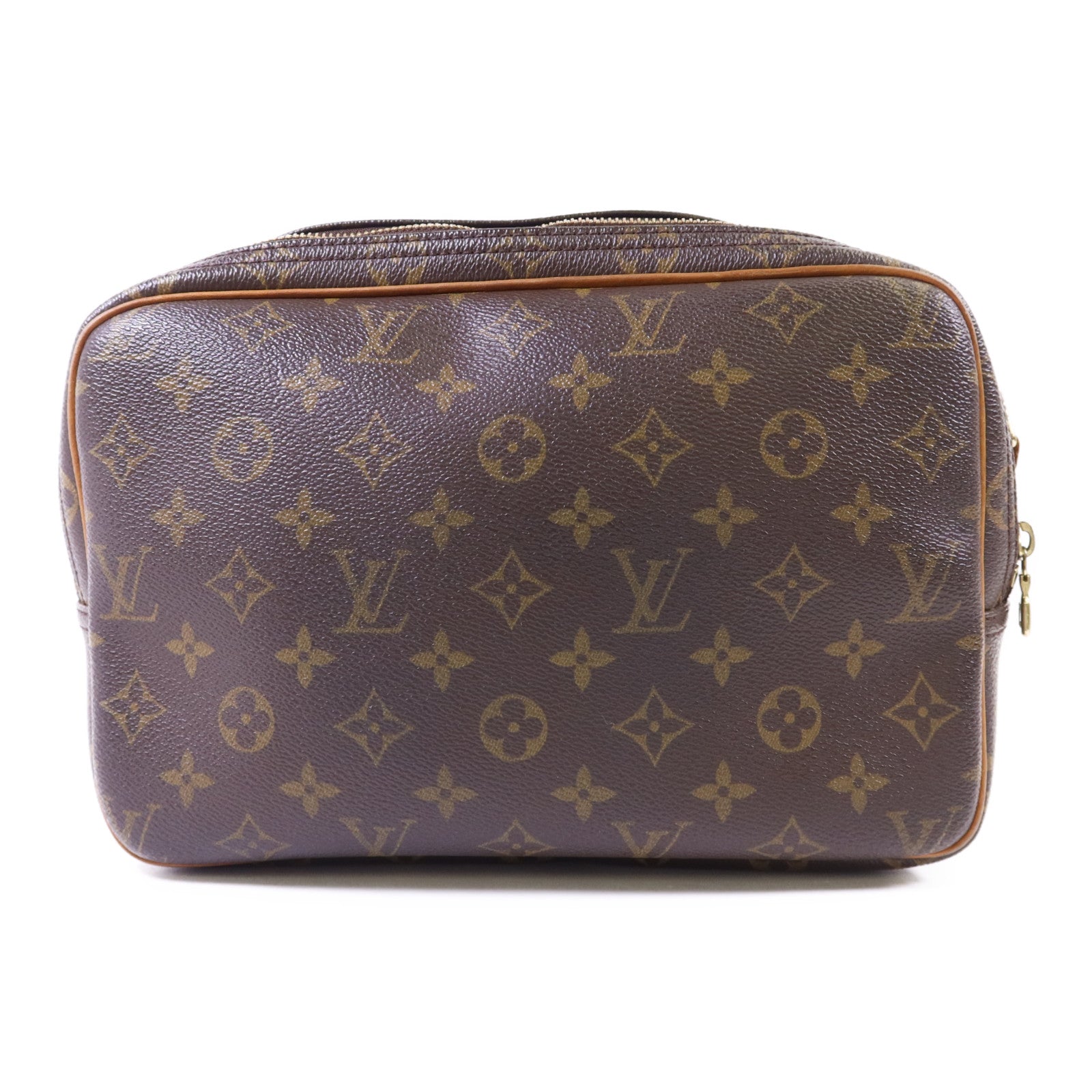 LOUIS VUITTON Monogram Reporter PM金扣肩背袋