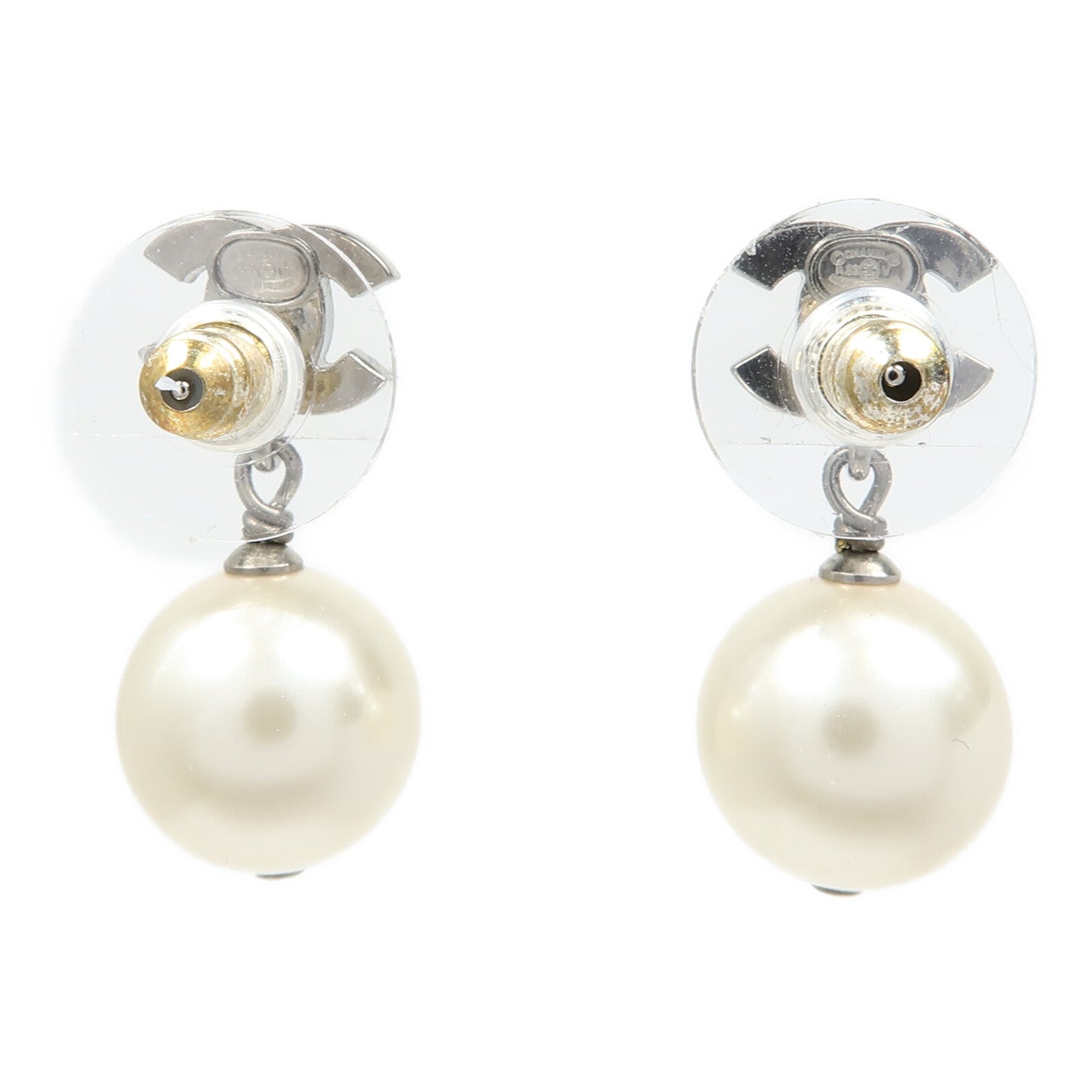 CHANEL 金屬/PVC Earrings耳環