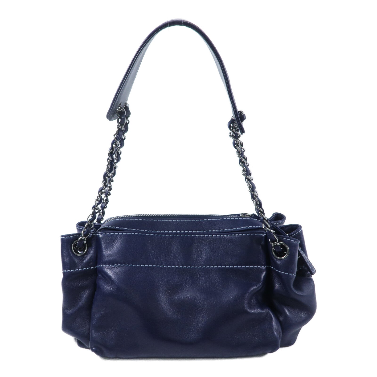 CHANEL 羊皮皮革Shoulder Bag鏈帶肩背袋