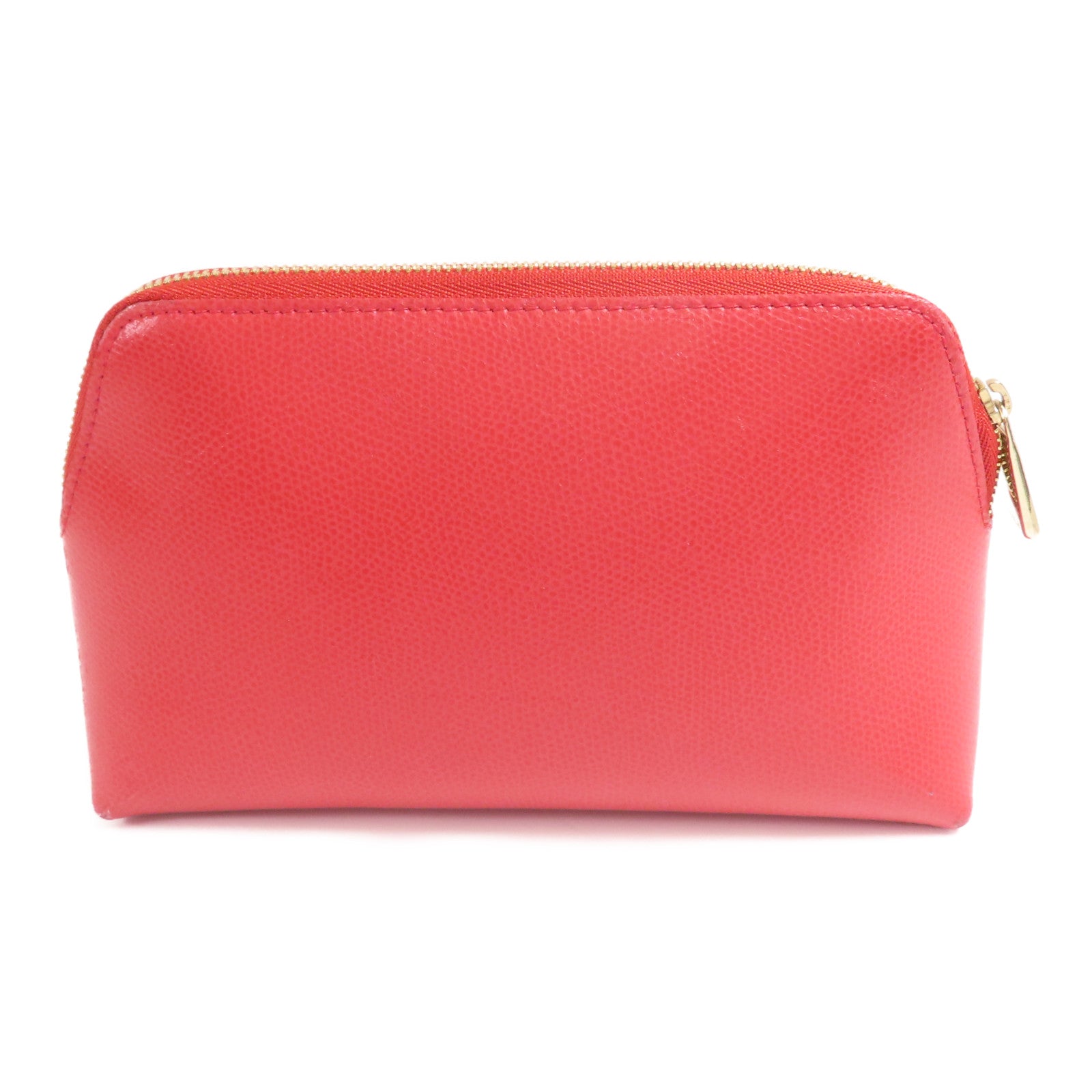 Furla 牛皮皮革Pouch金扣手拿包