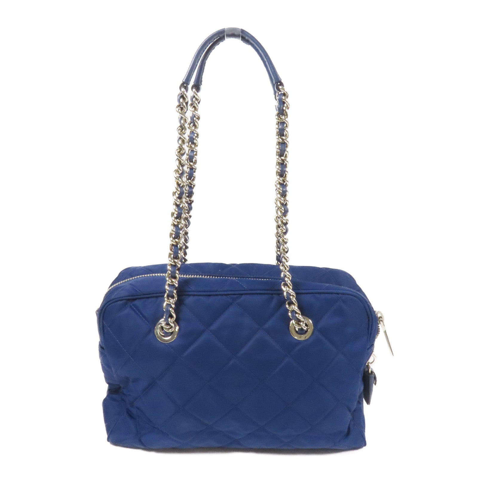 PRADA 尼龍Shoulder Bag銀扣肩背袋