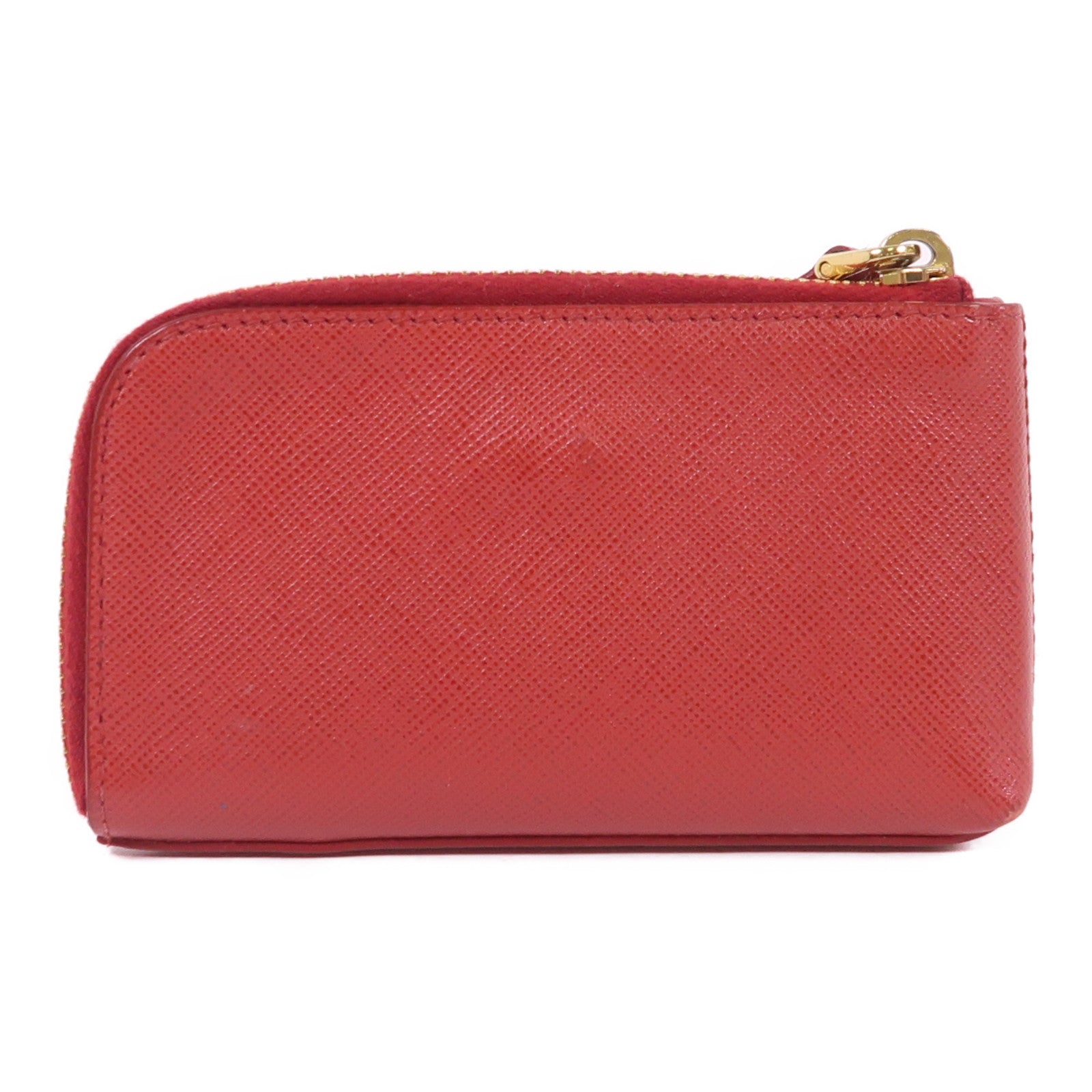 PRADA 皮革Coin Case金扣零錢包