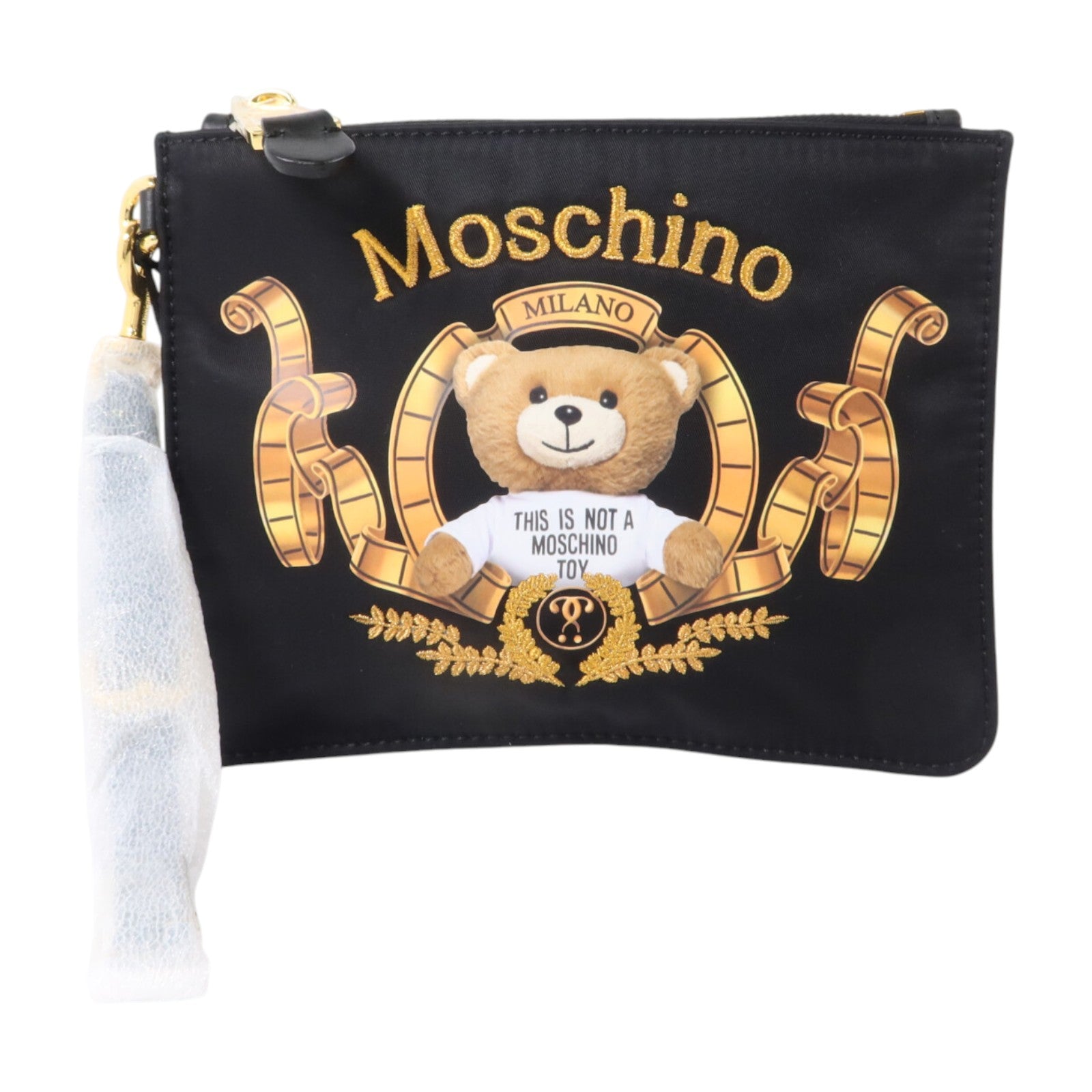 MOSCHINO 尼龍Teddy Bear Pouch小袋