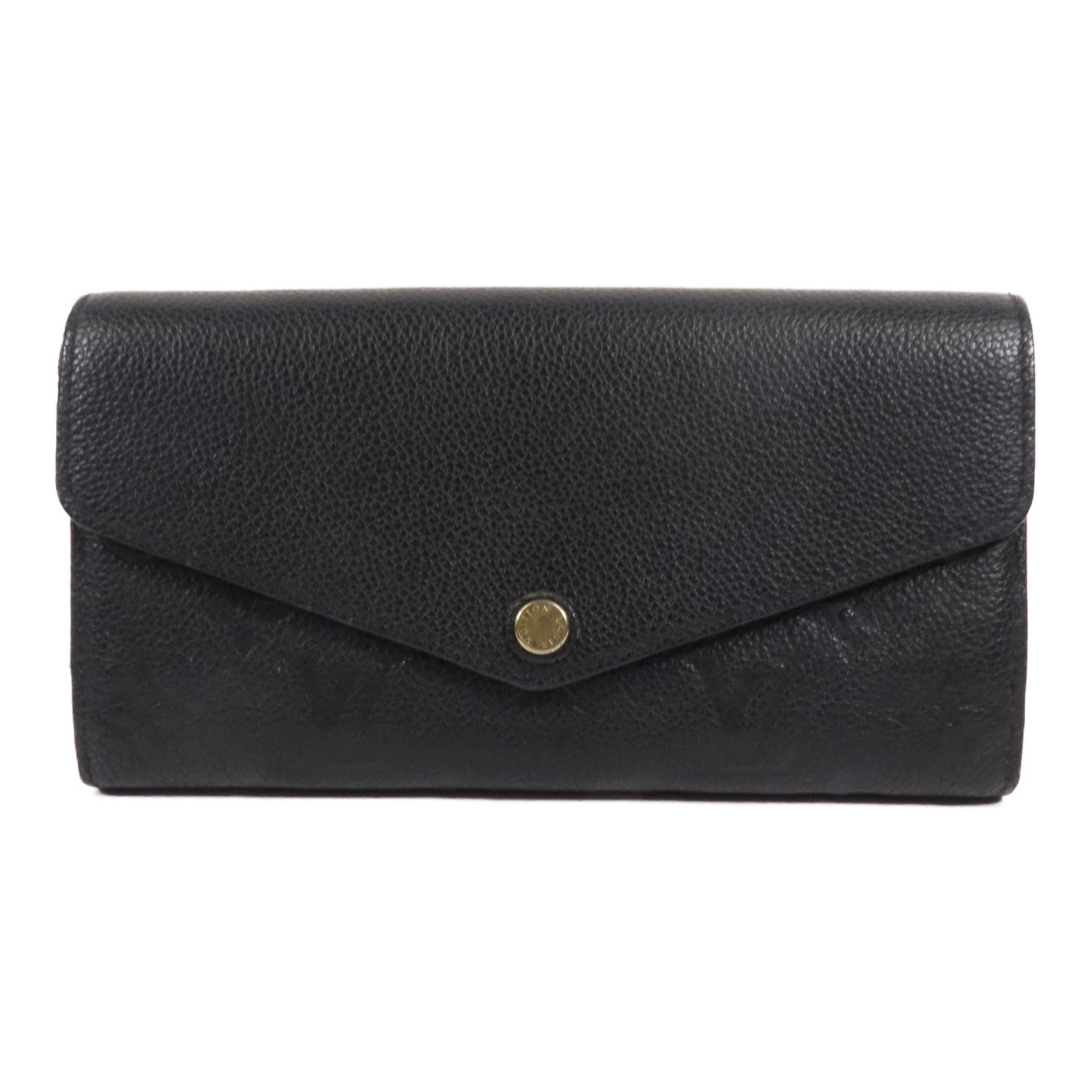 LOUIS VUITTON Monogram Empreinte Sarah Long Wallet金扣長錢包