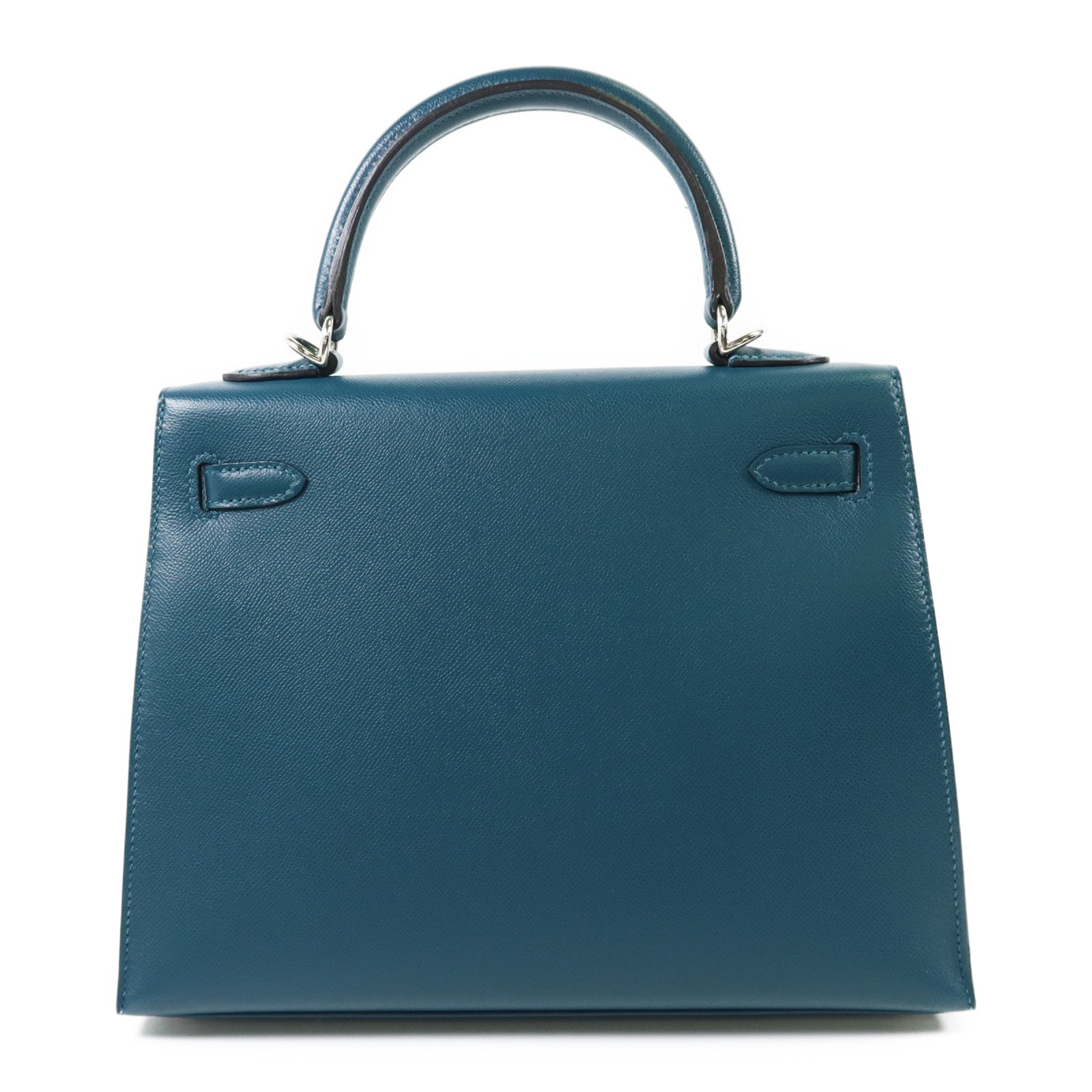 HERMES Madame皮革Kelly 25銀扣手挽肩背兩用袋