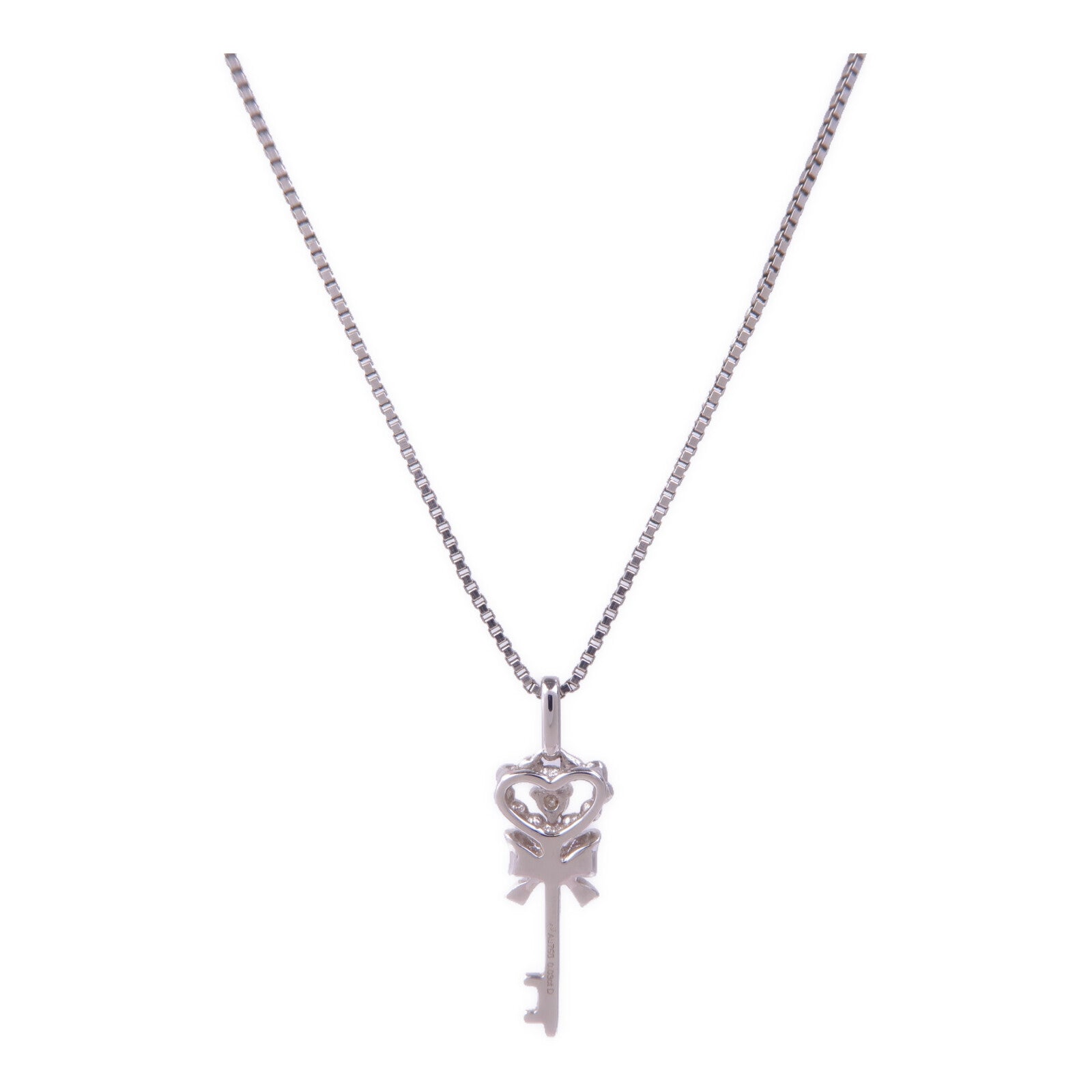 JEWELRY 925純銀/18K白金Diamond Necklace鑽石項鍊