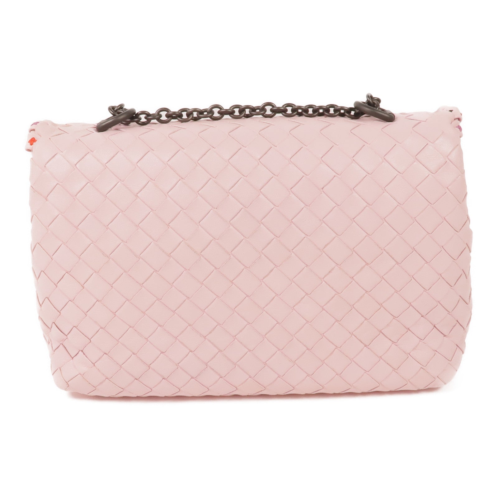 BOTTEGA VENETA 織紋皮革Chain Shoulder鏈帶肩背袋