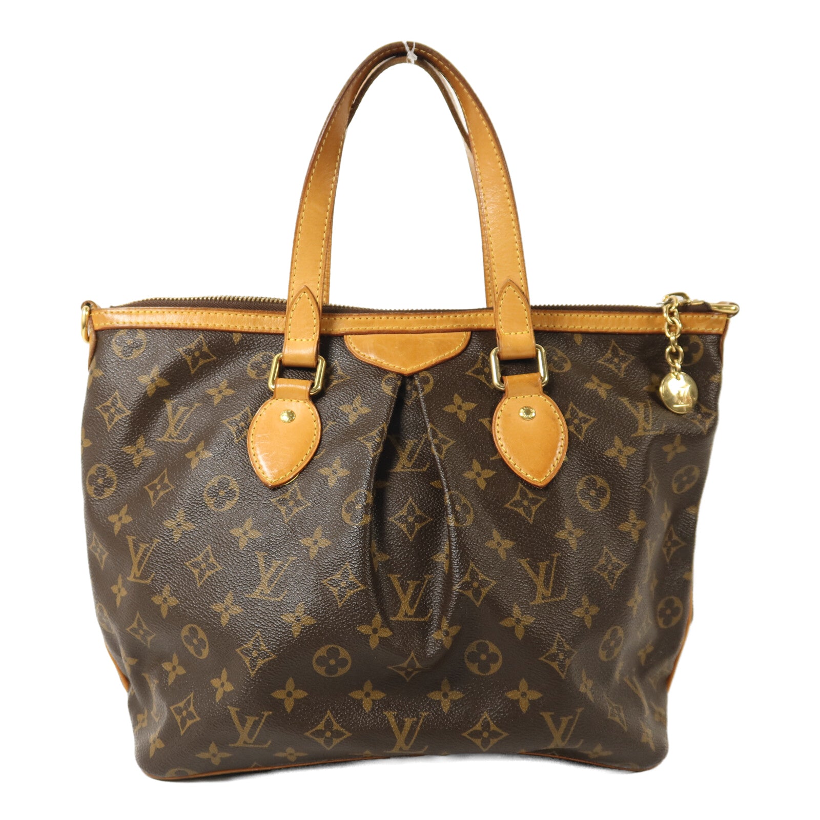 LOUIS VUITTON Monogram Palermo PM金扣手挽肩背兩用袋