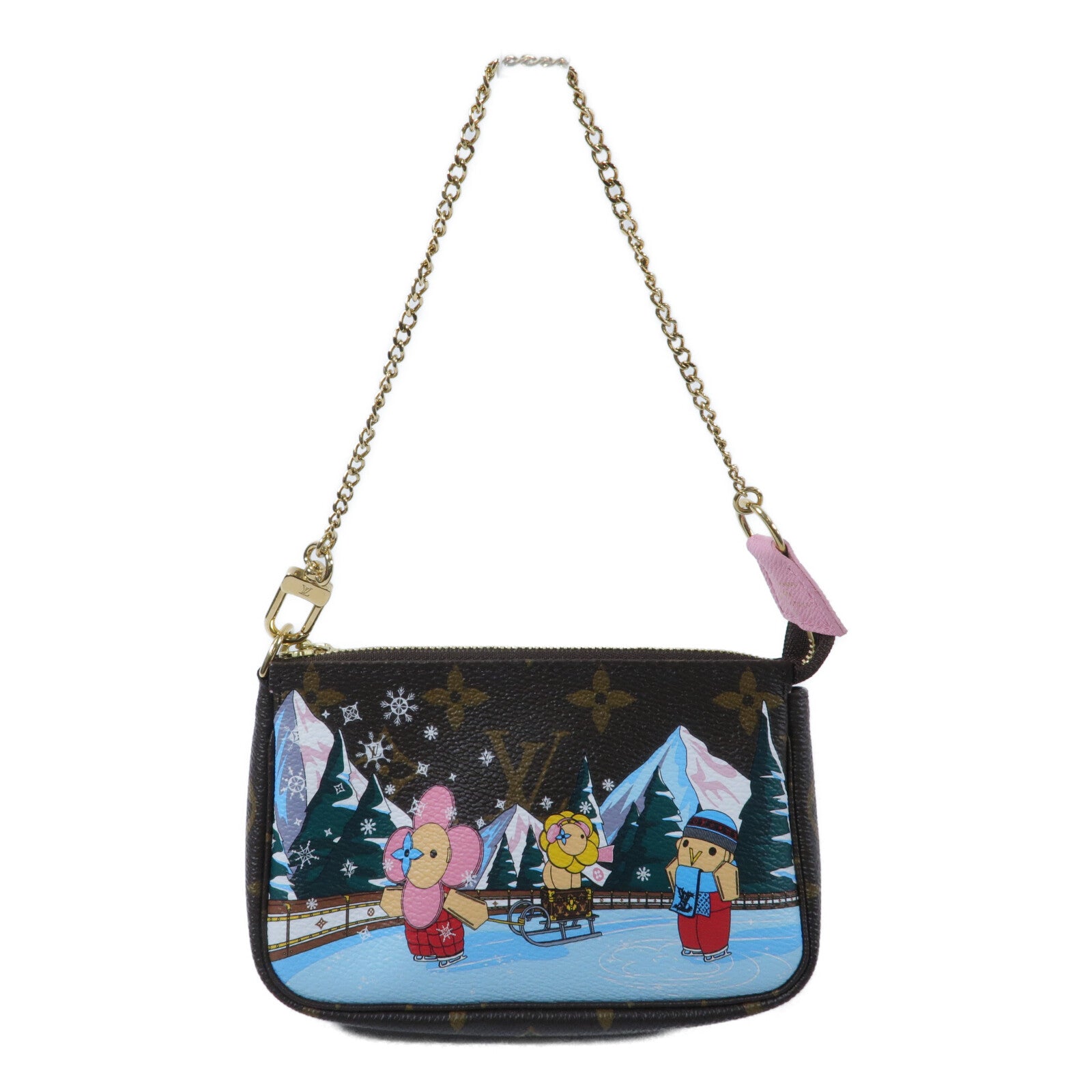 LOUIS VUITTON Monogram Vivienne Mini Pochette Accessoires手挽袋