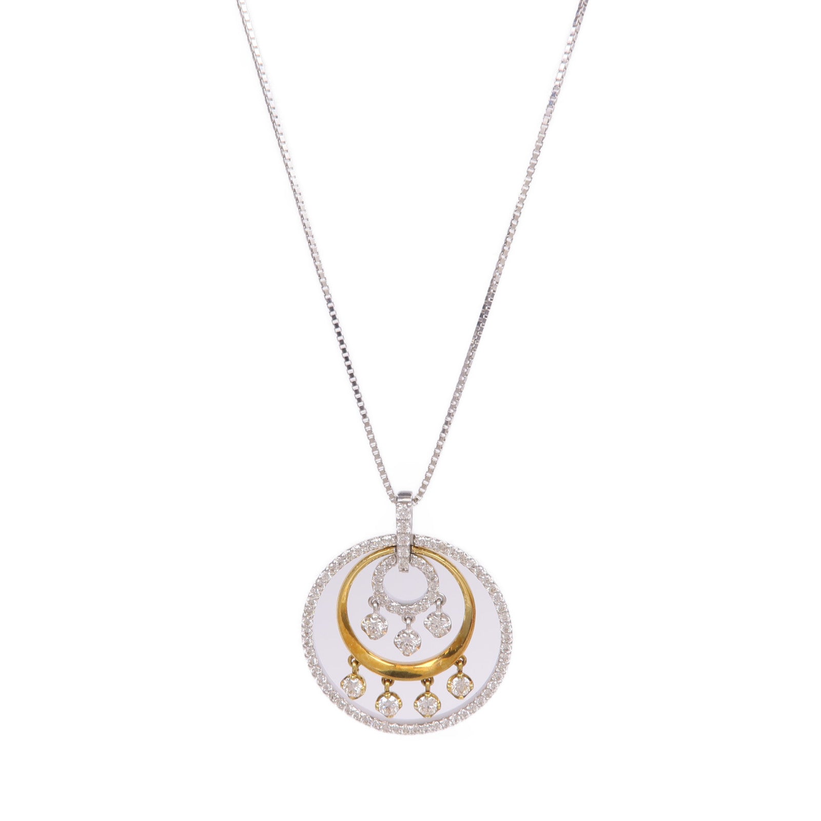 JEWELRY 【激減優惠】18K黃金/白金Diamond Necklace鑽石項鍊