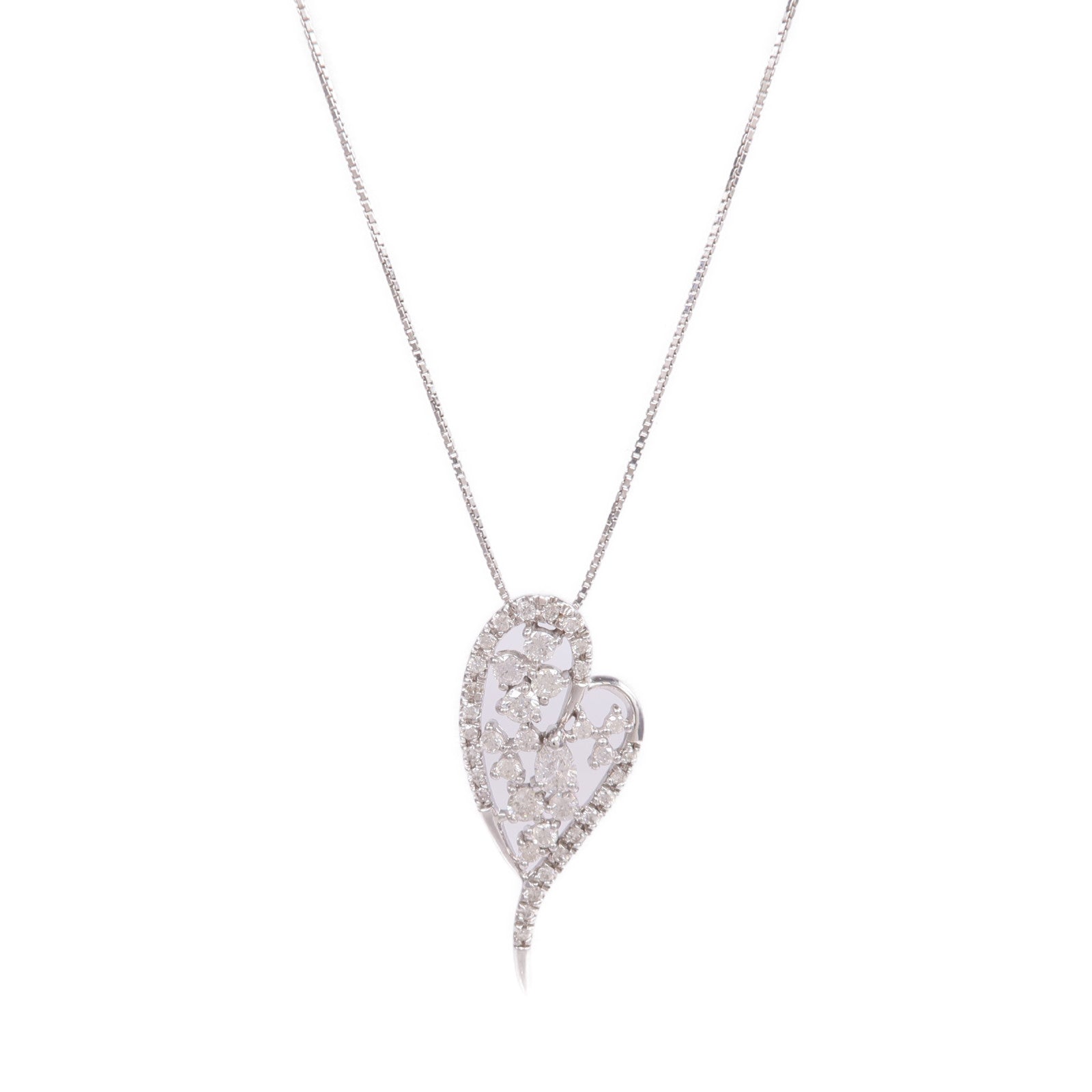 JEWELRY 【激減優惠】14K白金Diamond Necklace鑽石項鍊