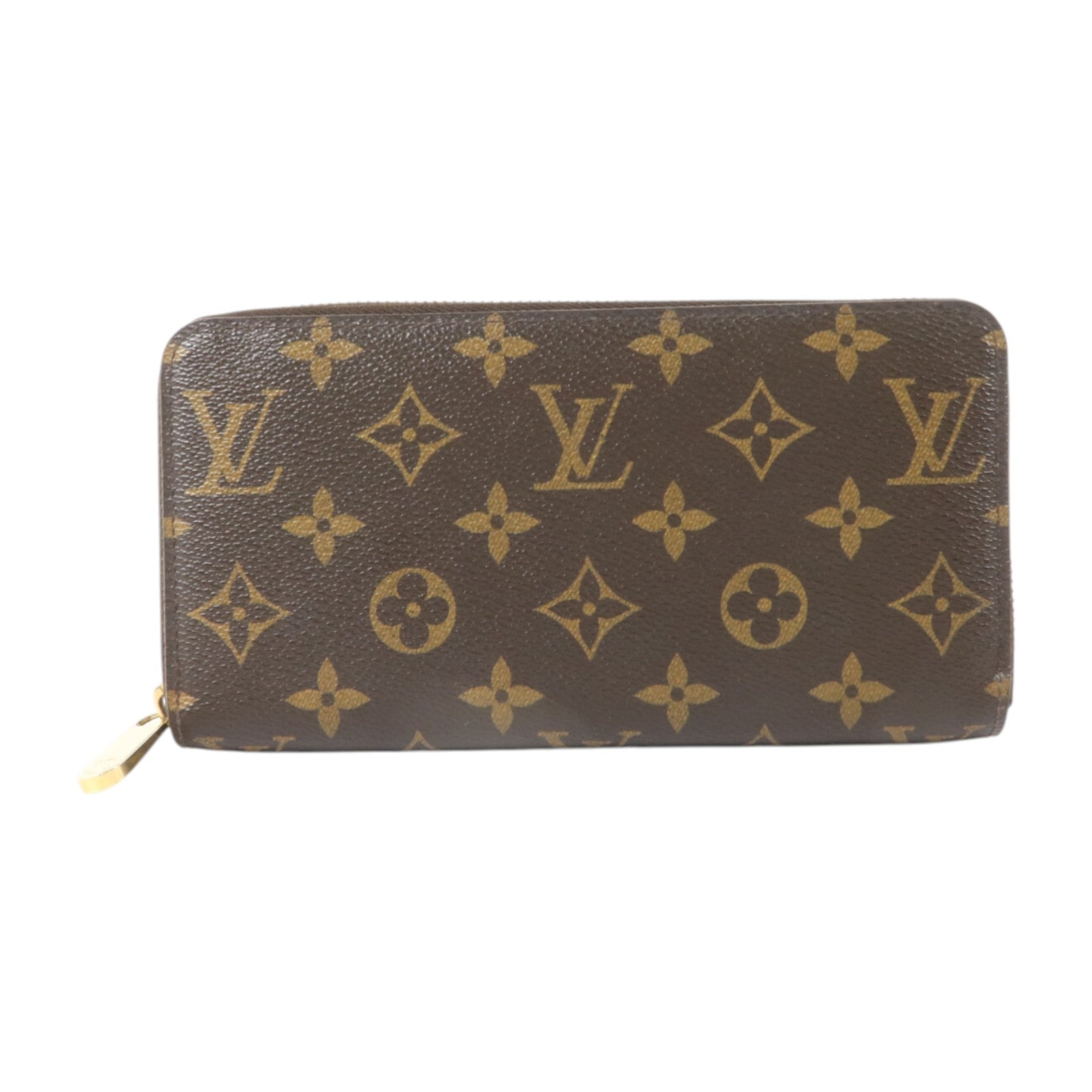 LOUIS VUITTON Monogram Zipper Long Wallet金扣長錢包