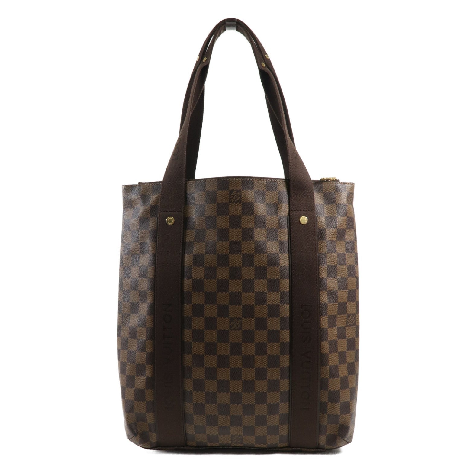 LOUIS VUITTON Monogram Damier Beaubourg金扣手挽袋