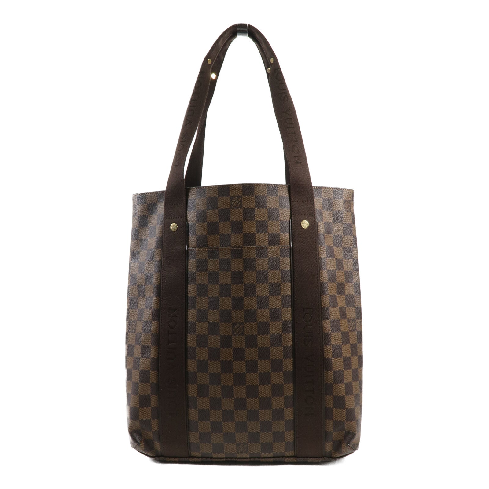 LOUIS VUITTON Monogram Damier Beaubourg金扣手挽袋
