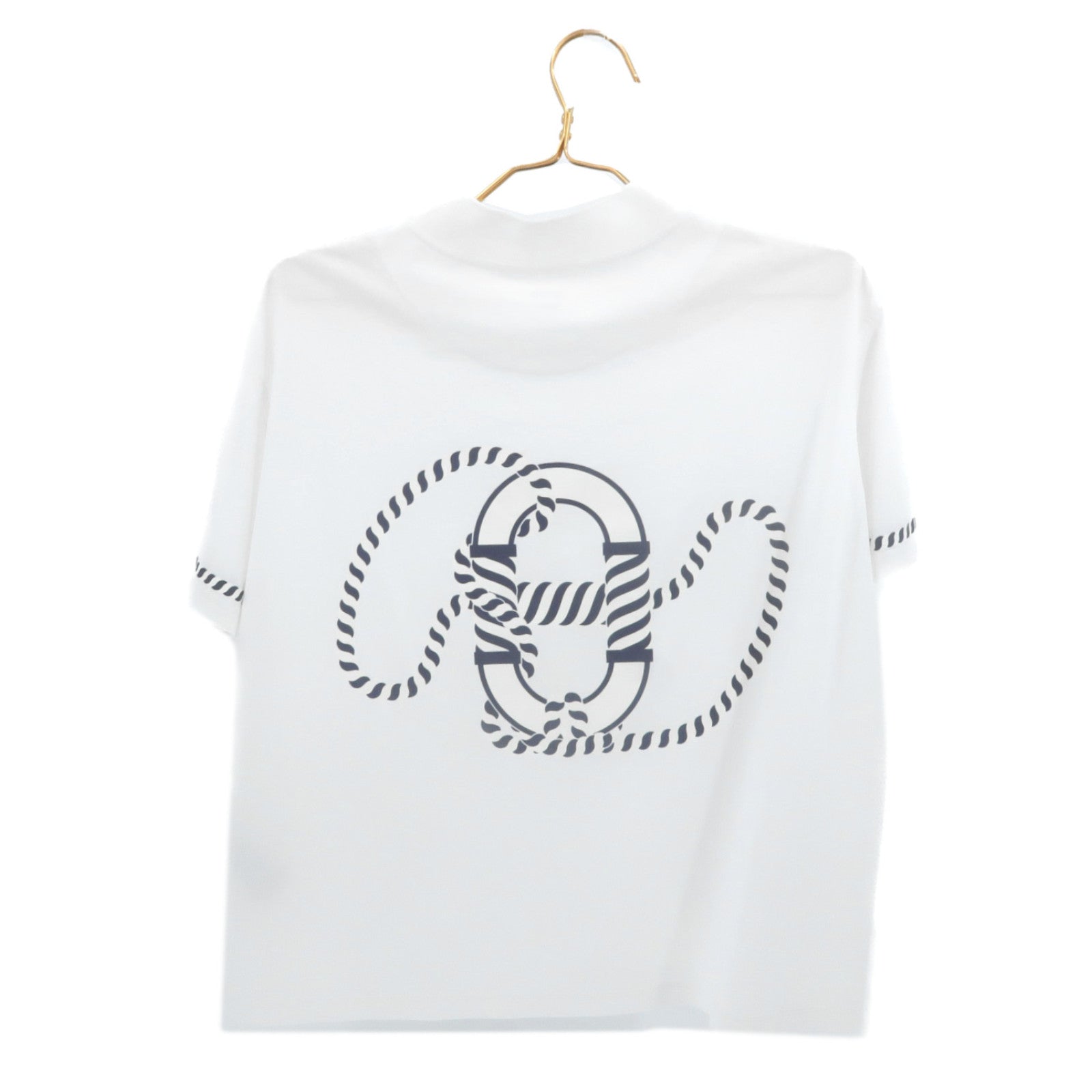 HERMES Cotton Kanoe Printed T-shirt上衣