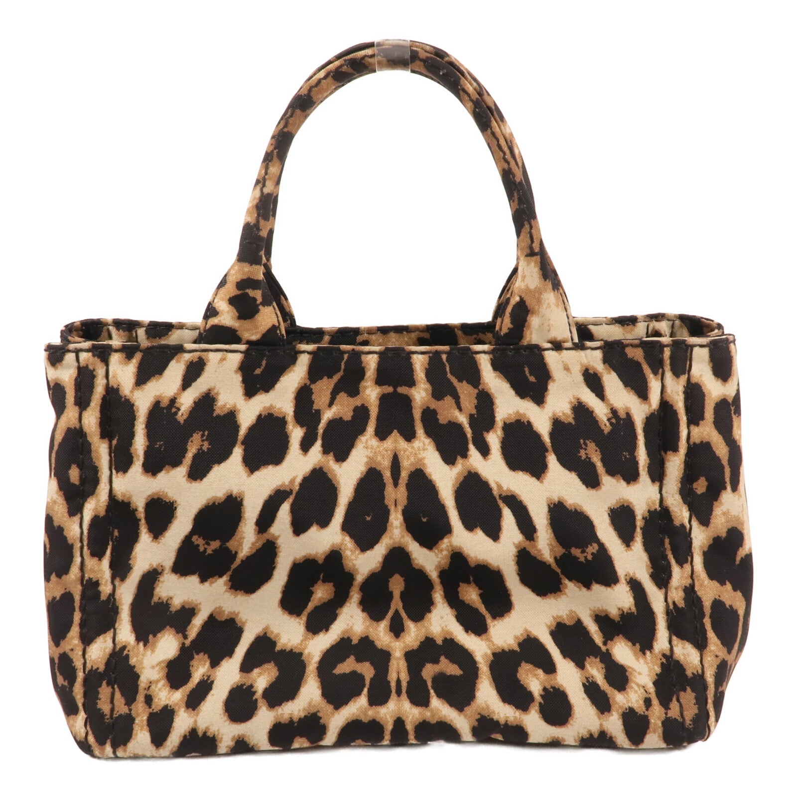 PRADA 帆布2 Way Shoulder銀扣手挽肩背兩用袋